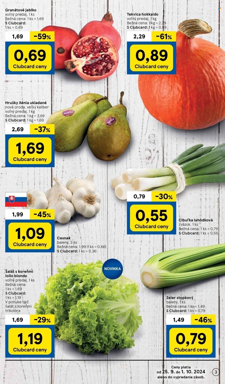 Leták TESCO supermarket - 25.9.2024 - 1.10.2024. Strana 3