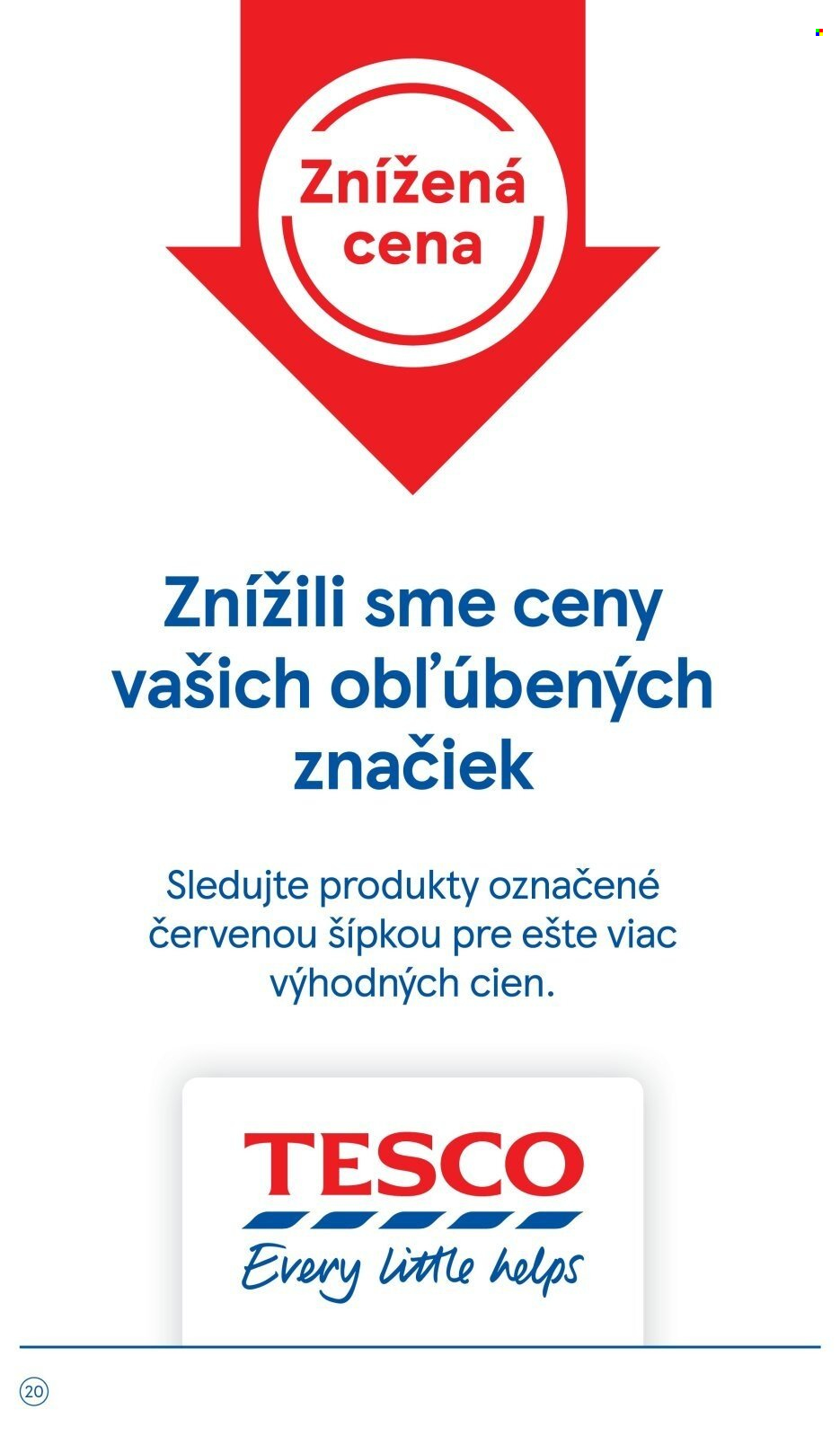 Leták TESCO supermarket - 25.9.2024 - 1.10.2024. Strana 20