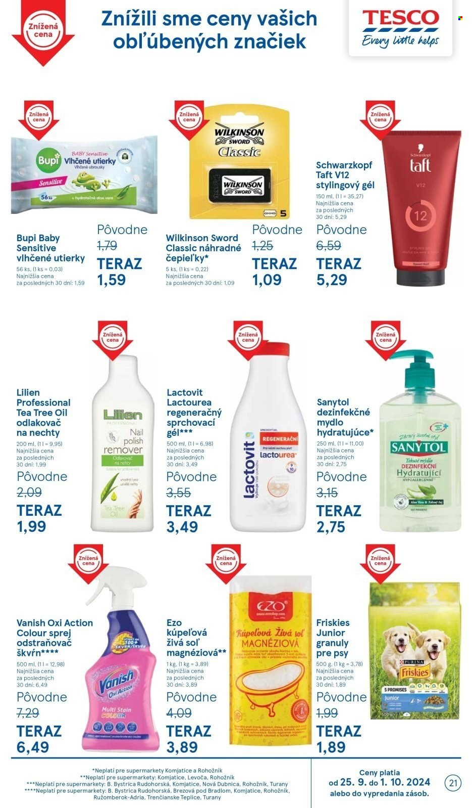 Leták TESCO supermarket - 25.9.2024 - 1.10.2024. Strana 21