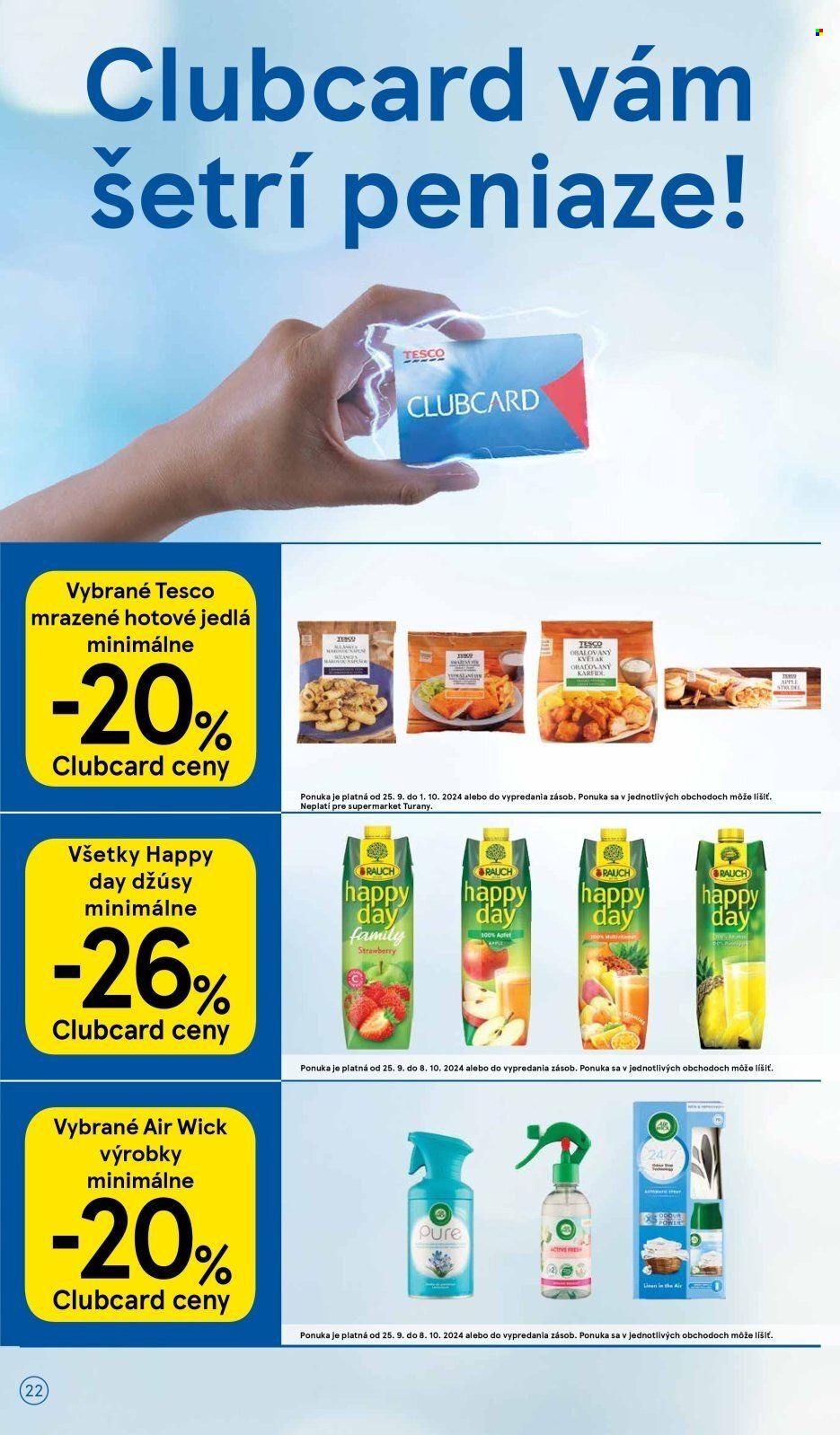 Leták TESCO supermarket - 25.9.2024 - 1.10.2024. Strana 22