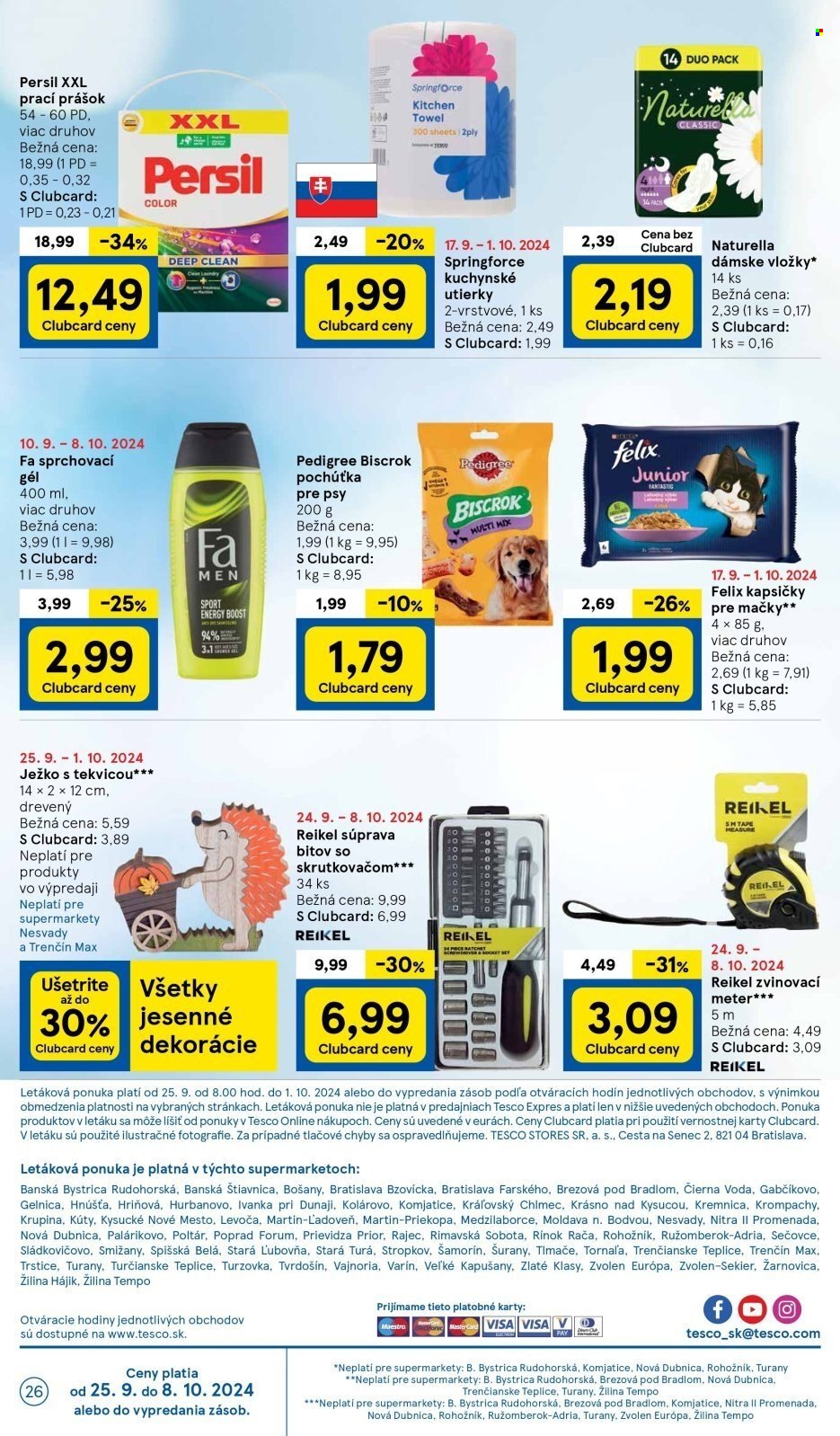 Leták TESCO supermarket - 25.9.2024 - 1.10.2024. Strana 26