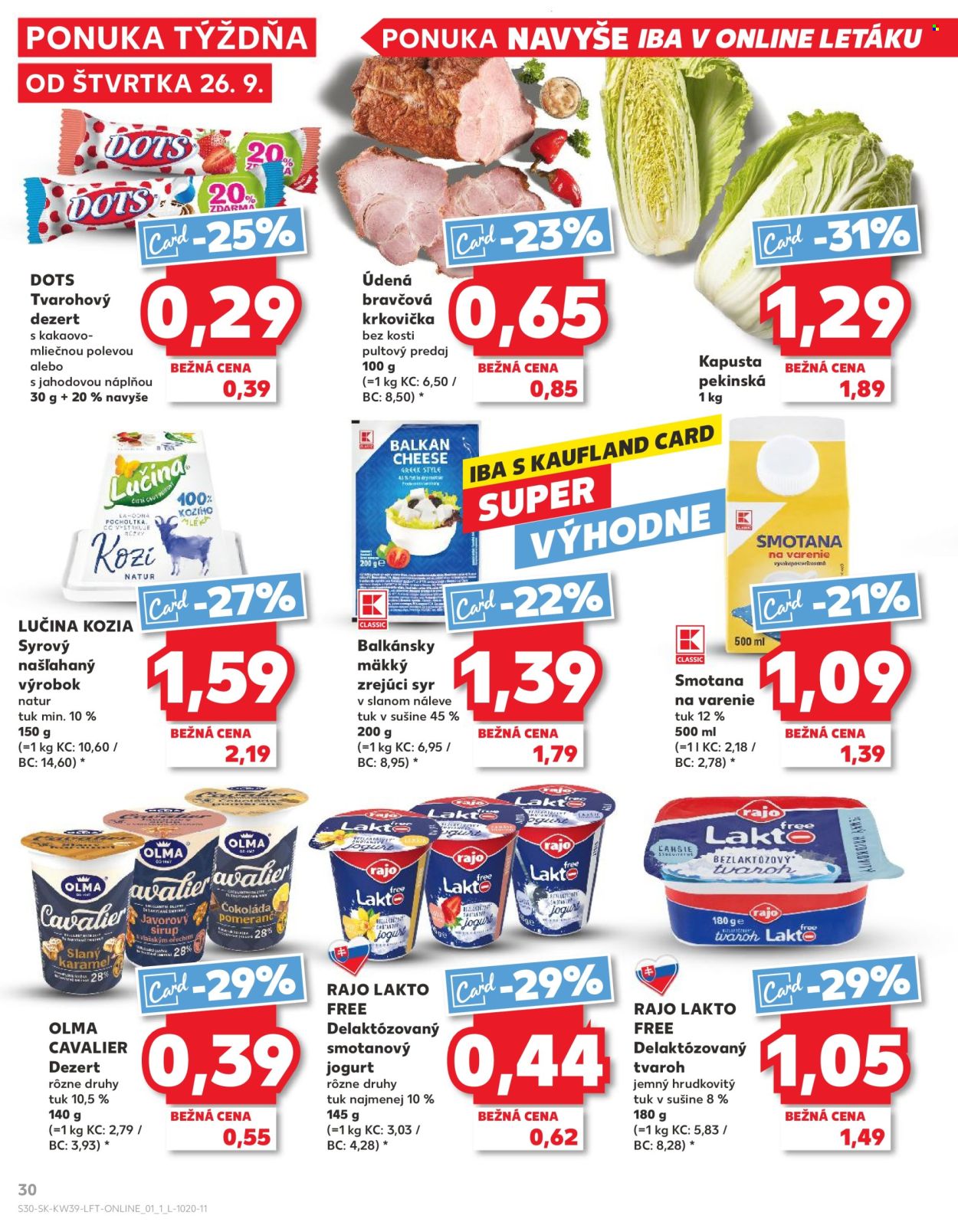 Leták Kaufland - 26.9.2024 - 2.10.2024. Strana 30