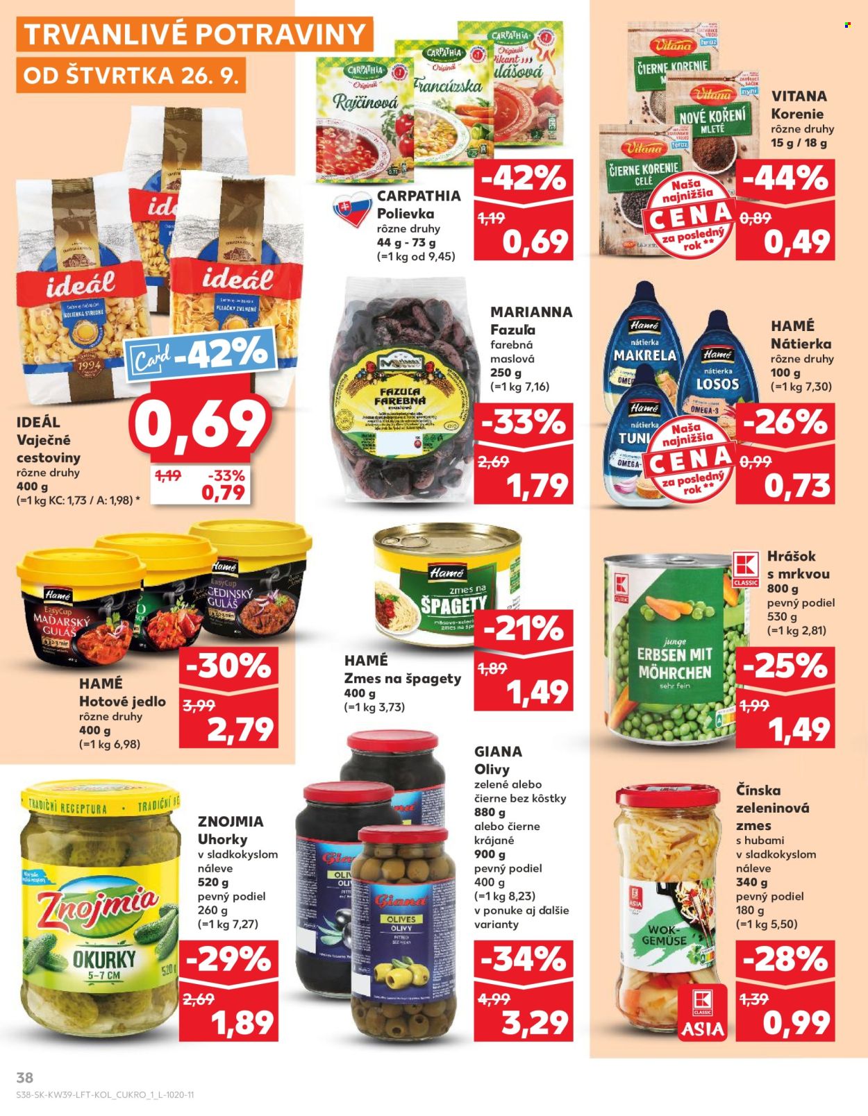 Leták Kaufland - 26.9.2024 - 2.10.2024. Strana 38
