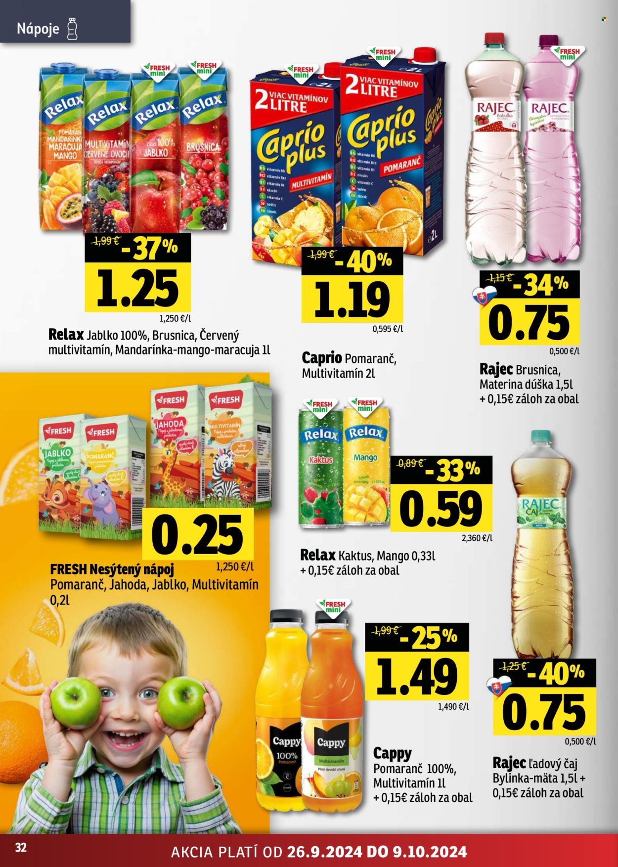 Leták FRESH - 26.9.2024 - 9.10.2024. Strana 32