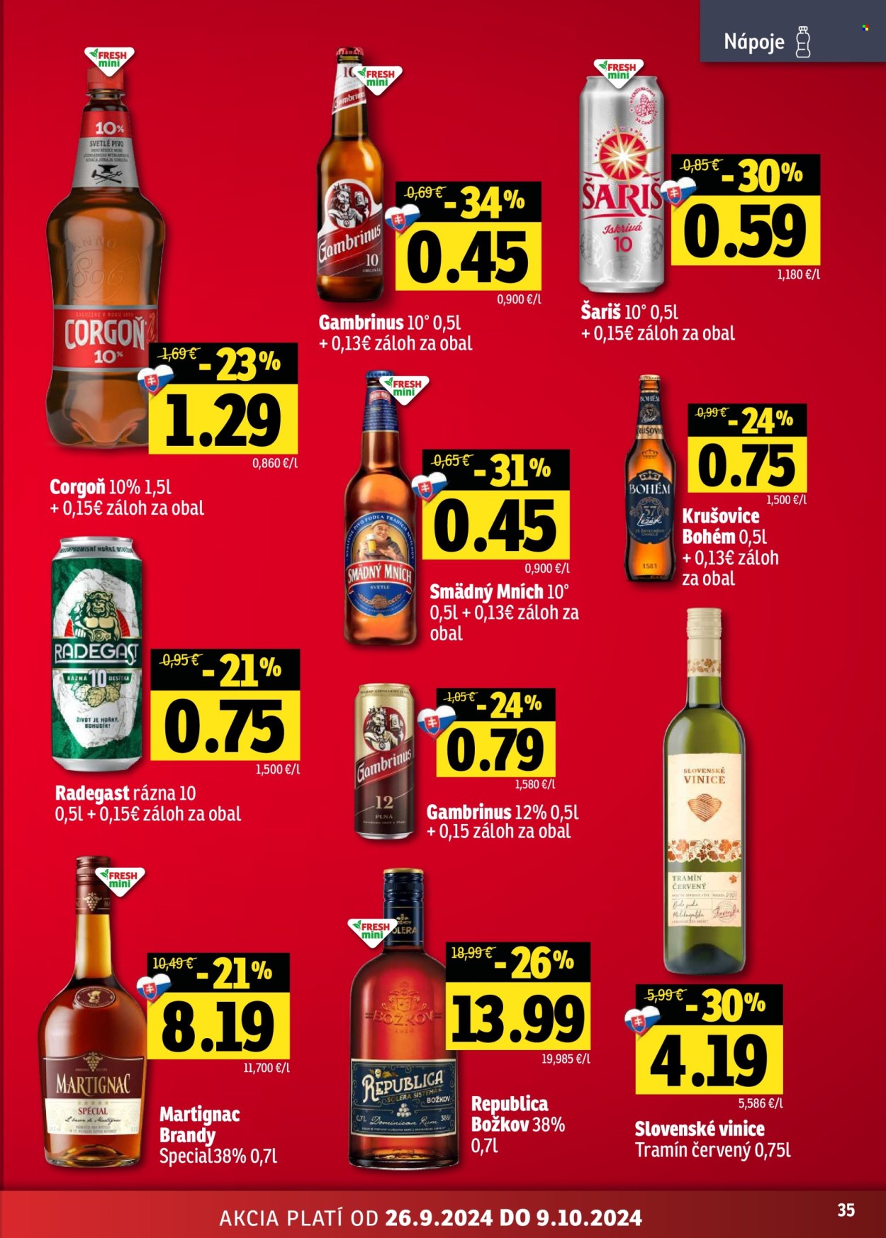 Leták FRESH - 26.9.2024 - 9.10.2024. Strana 35
