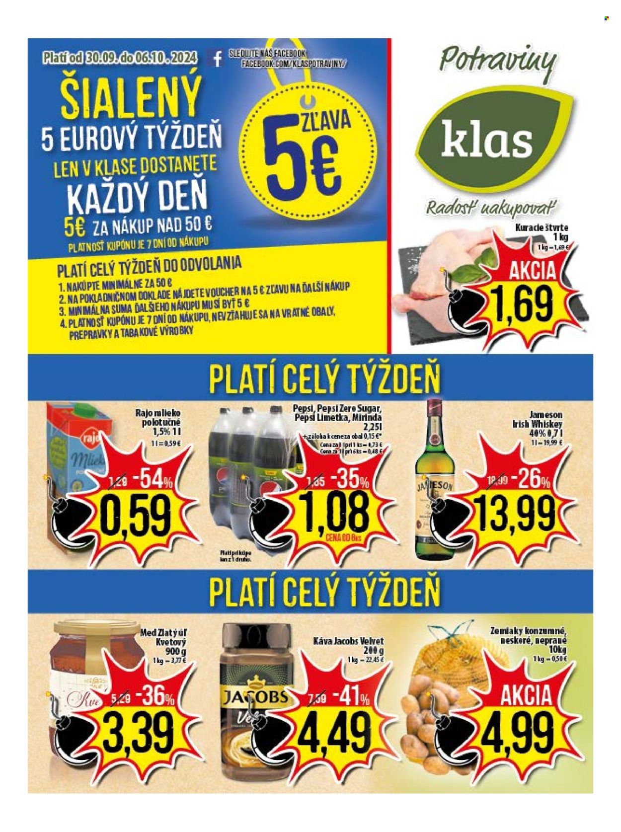Leták Klas - 30.9.2024 - 6.10.2024. Strana 1