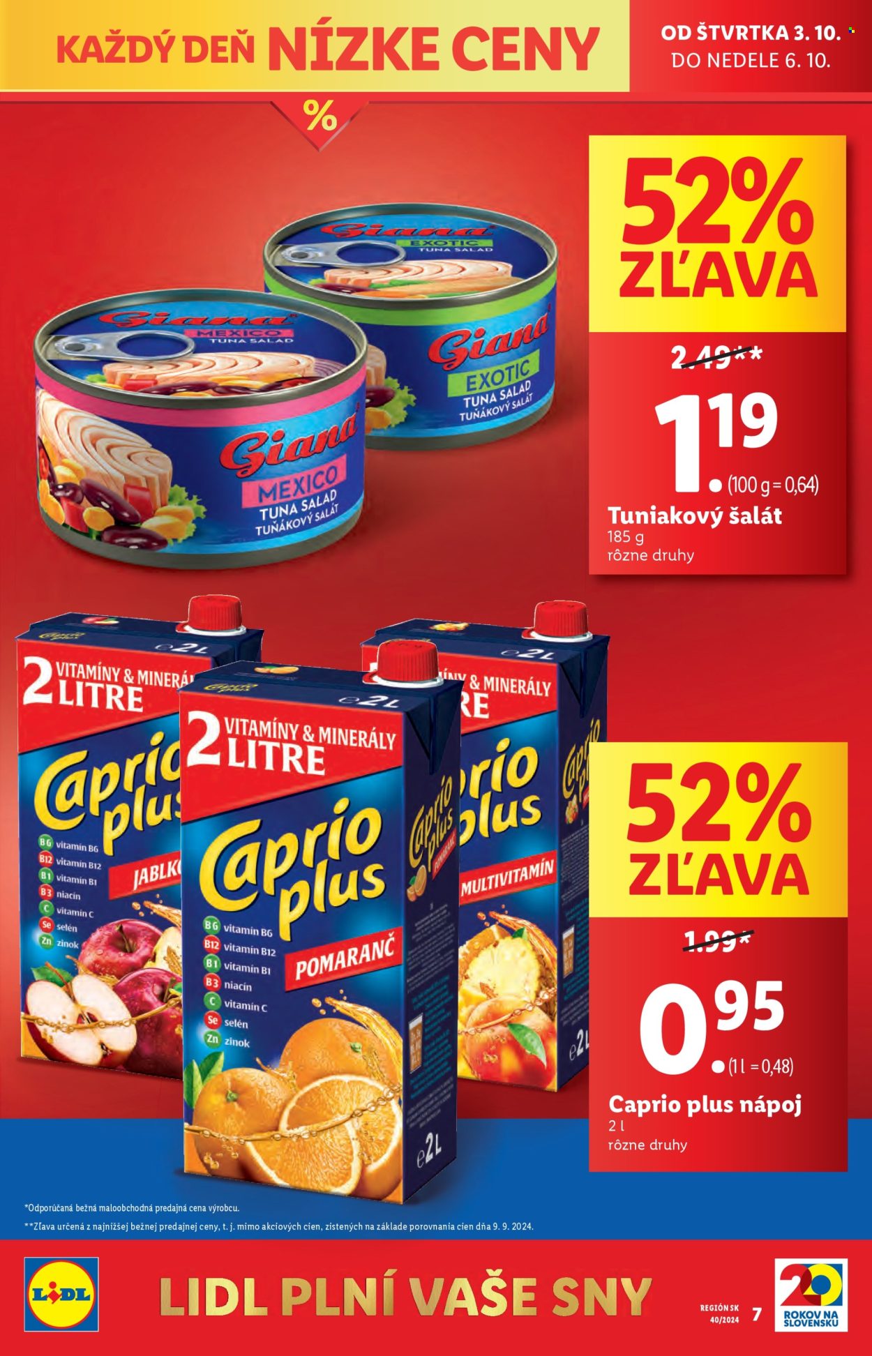 Leták Lidl - 3.10.2024 - 6.10.2024. Strana 9