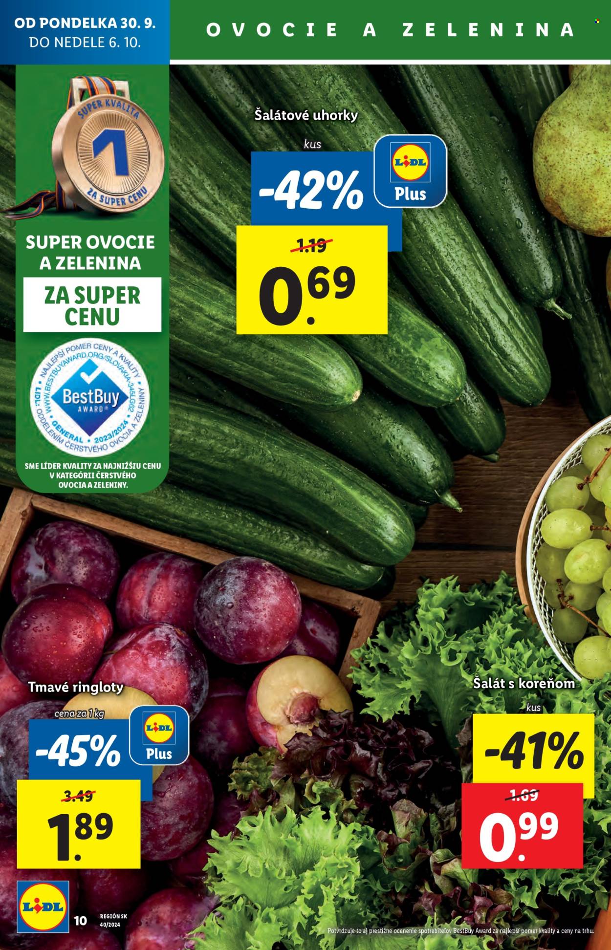 Leták Lidl - 3.10.2024 - 6.10.2024. Strana 14