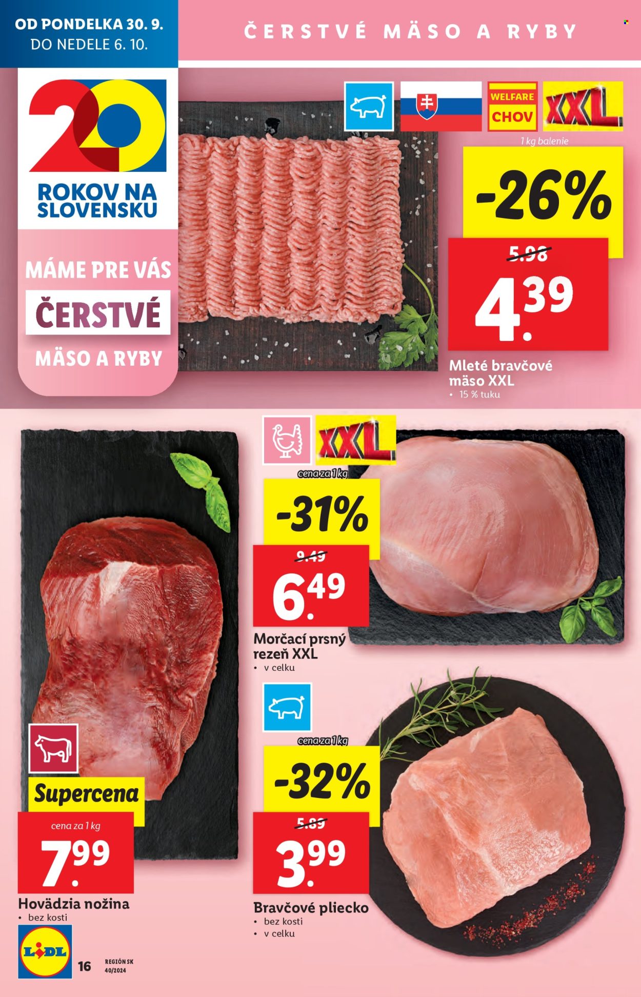 Leták Lidl - 3.10.2024 - 6.10.2024. Strana 22