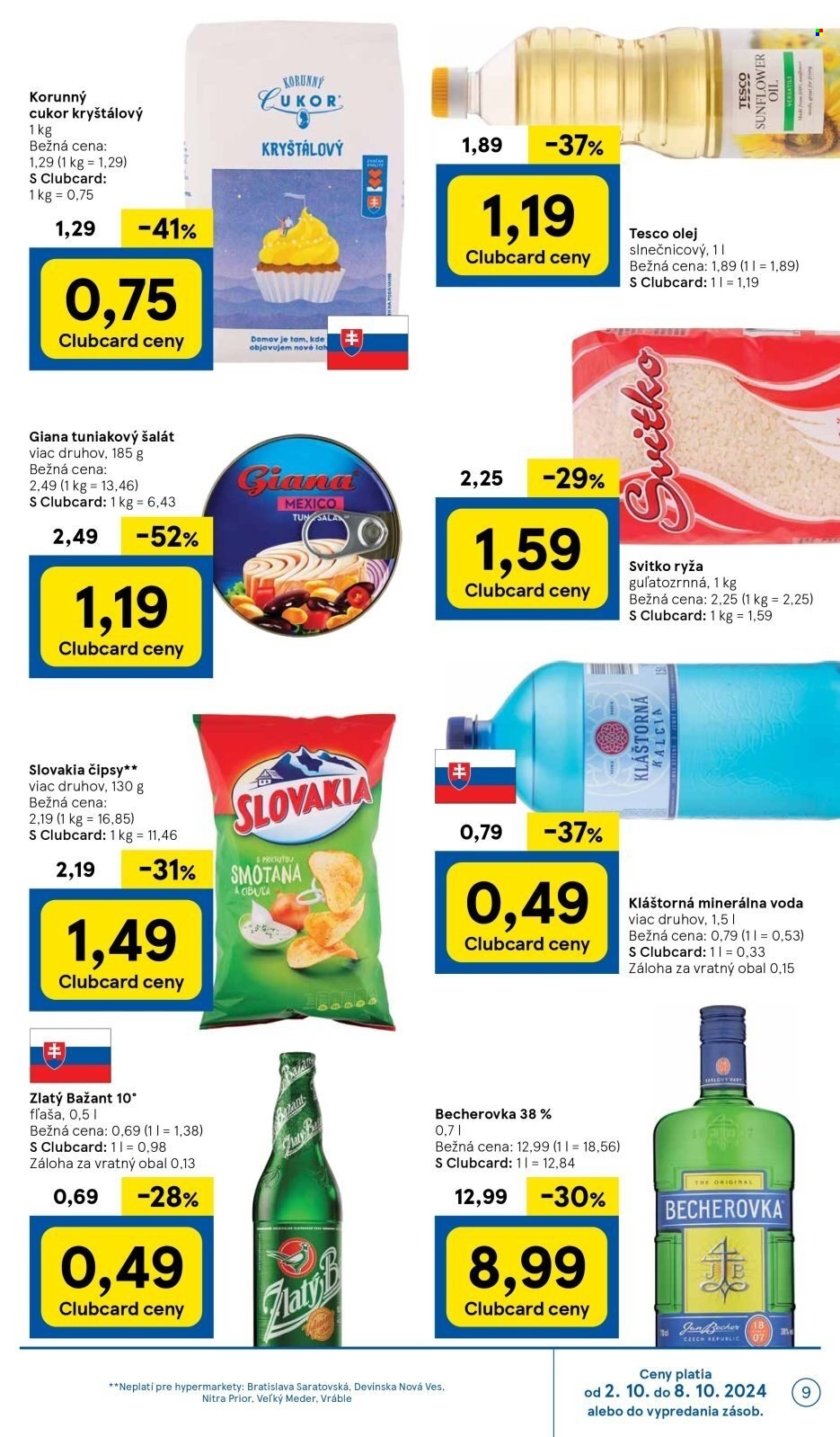 Leták TESCO - 2.10.2024 - 8.10.2024. Strana 9