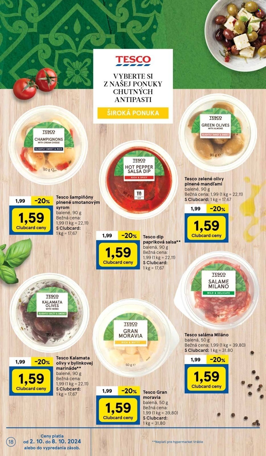 Leták TESCO - 2.10.2024 - 8.10.2024. Strana 18