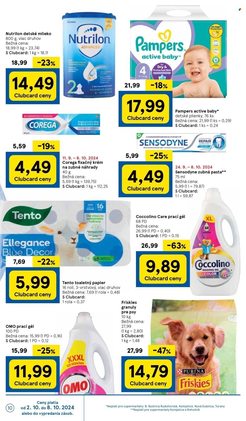 Leták TESCO supermarket - 2.10.2024 - 8.10.2024. Strana 10