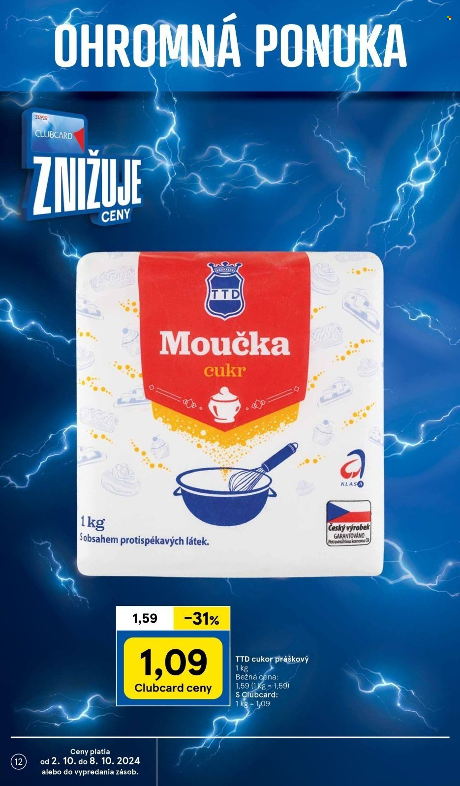 Leták TESCO supermarket - 2.10.2024 - 8.10.2024. Strana 12