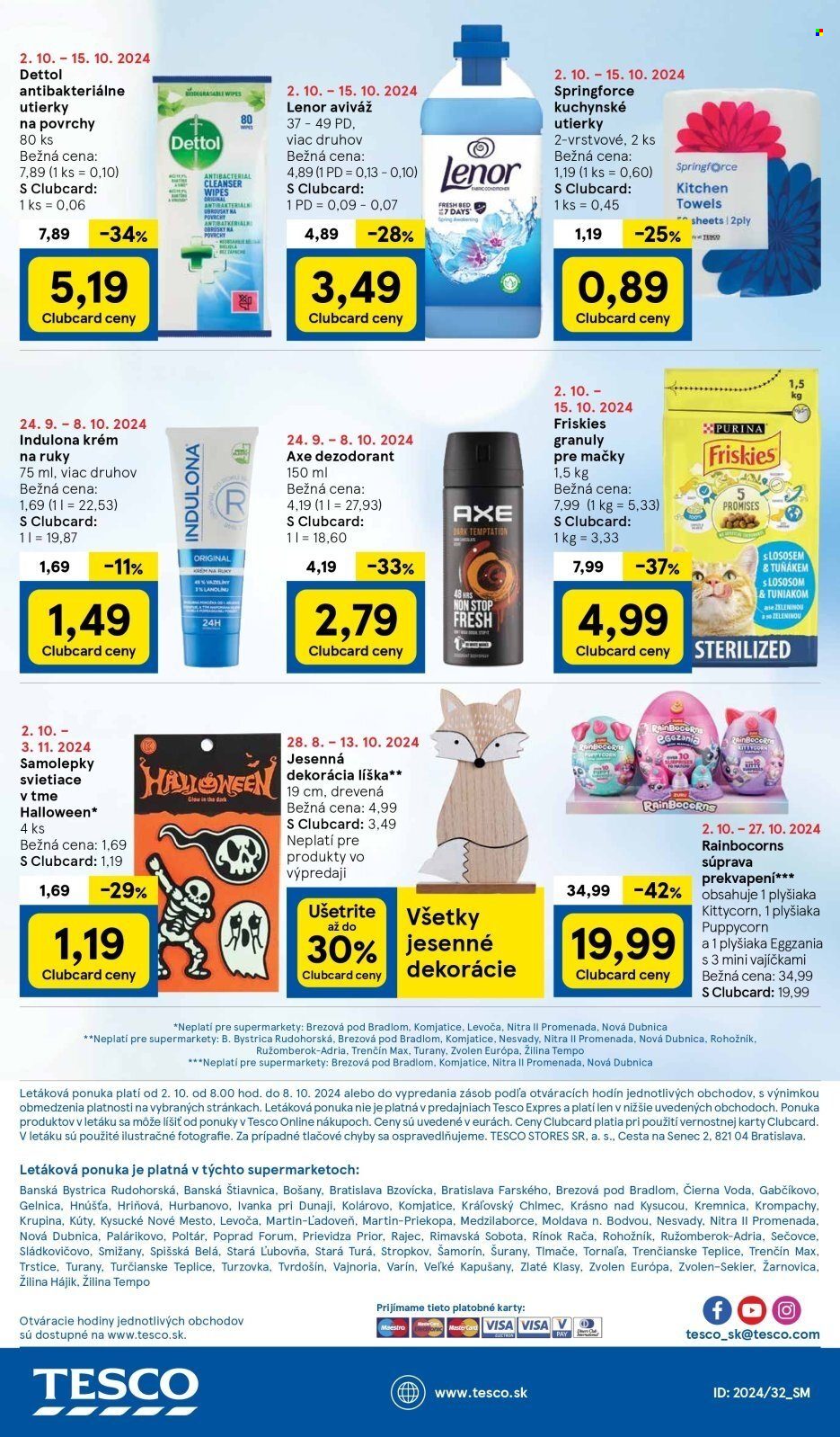 Leták TESCO supermarket - 2.10.2024 - 8.10.2024. Strana 25