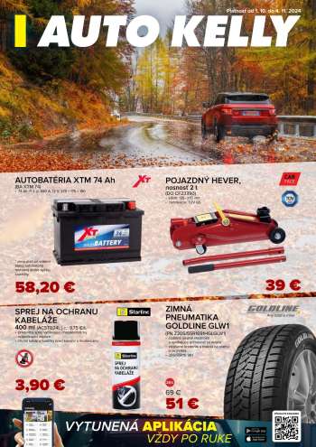 Leták Auto Kelly - 1.10.2024 - 4.11.2024.