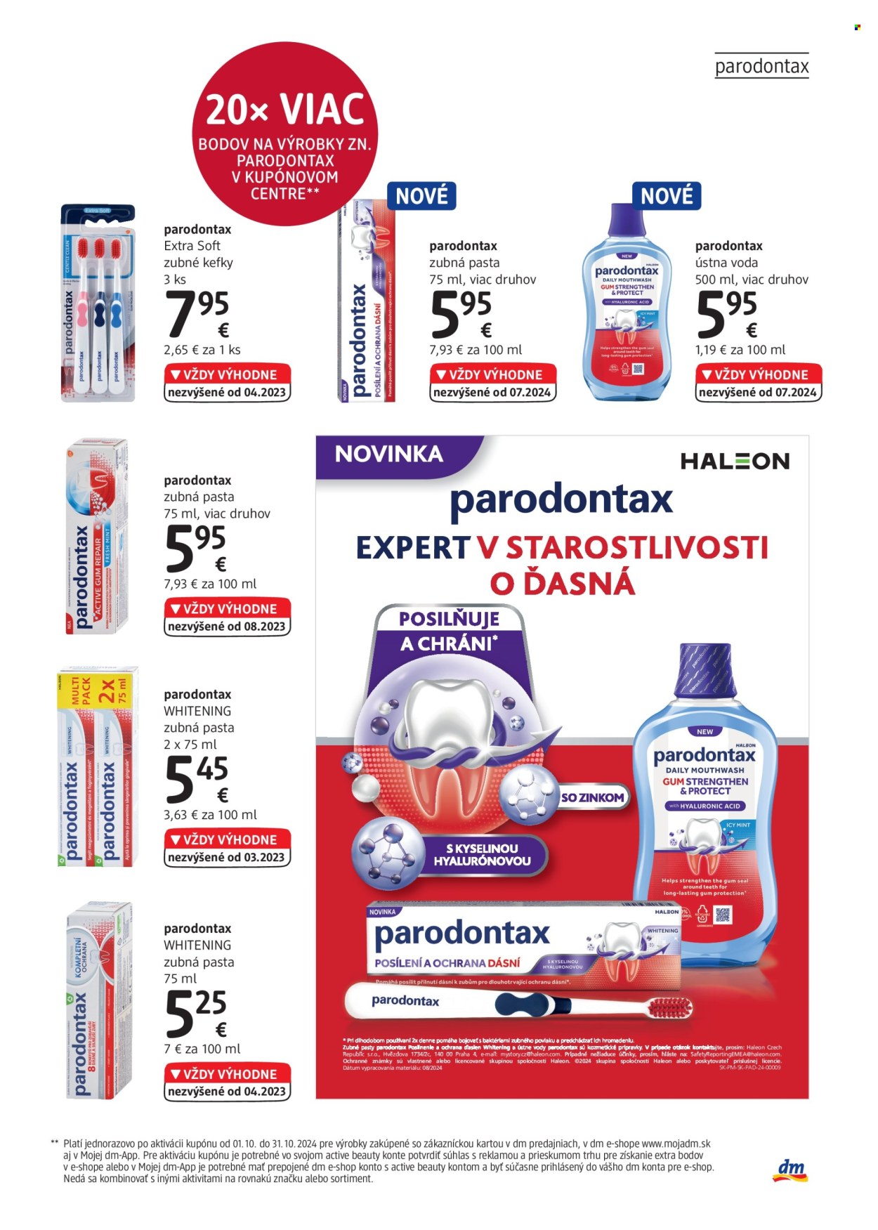 Leták dm drogerie - 1.10.2024 - 31.10.2024. Strana 19
