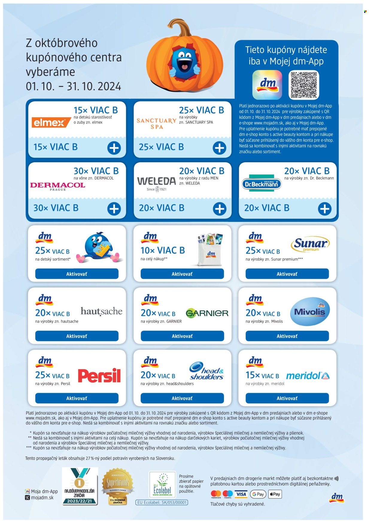 Leták dm drogerie - 1.10.2024 - 31.10.2024. Strana 32