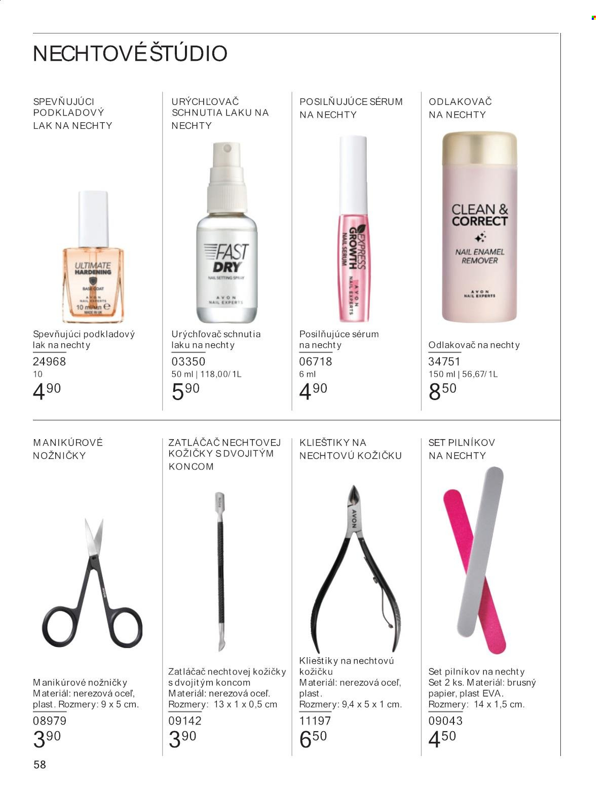 Leták Avon - 1.10.2024 - 31.10.2024. Strana 58