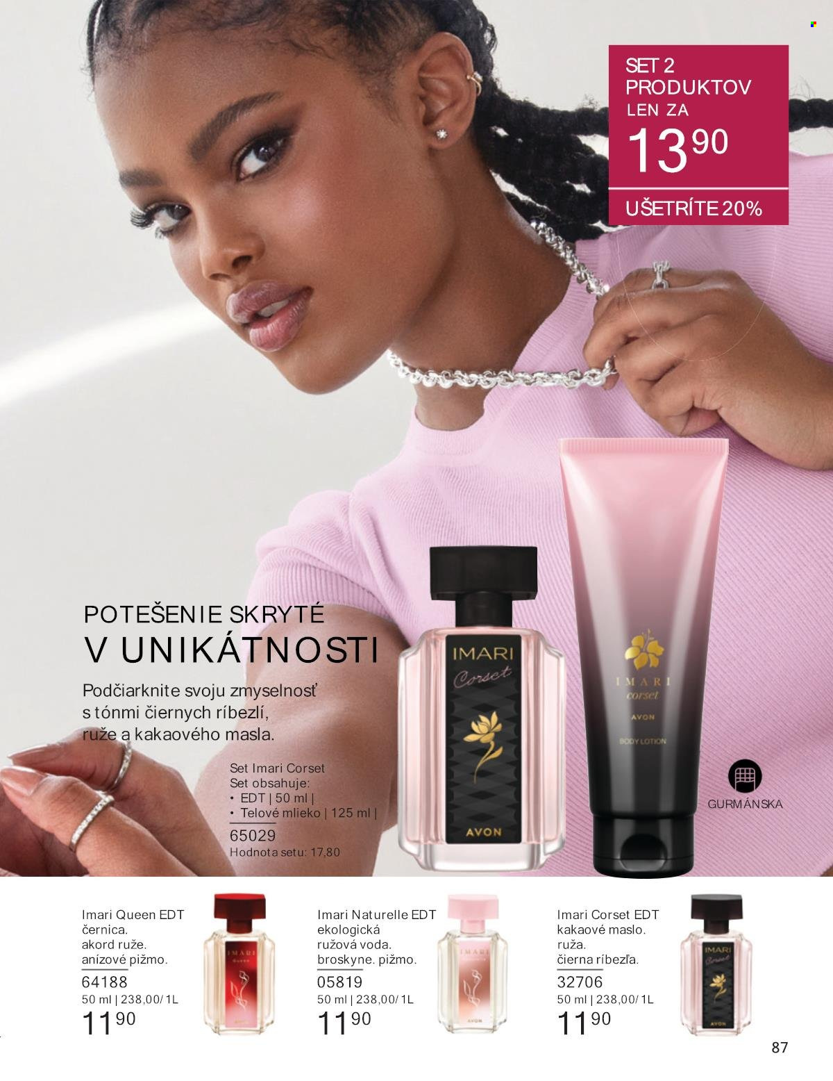 Leták Avon - 1.10.2024 - 31.10.2024. Strana 87