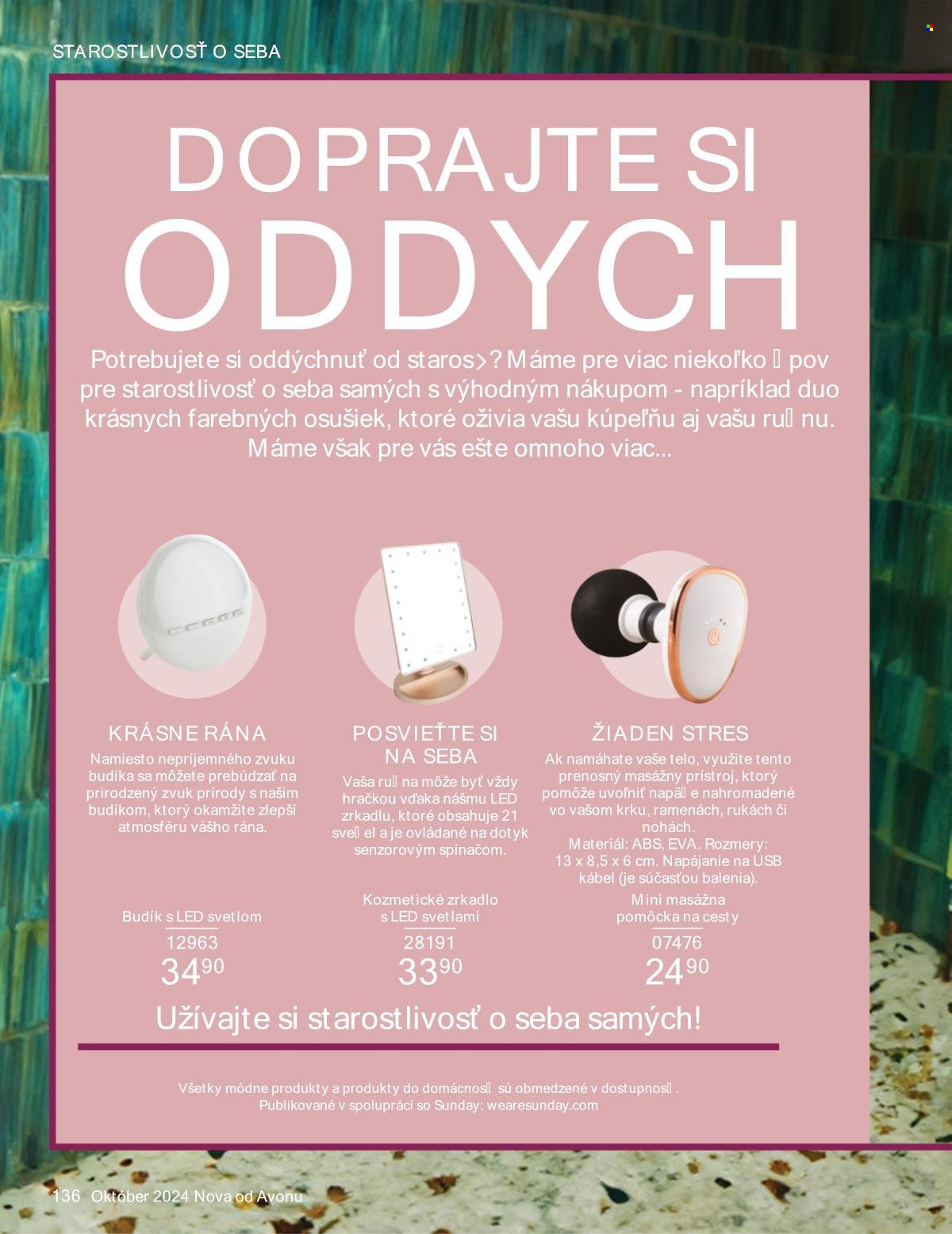 Leták Avon - 1.10.2024 - 31.10.2024. Strana 136