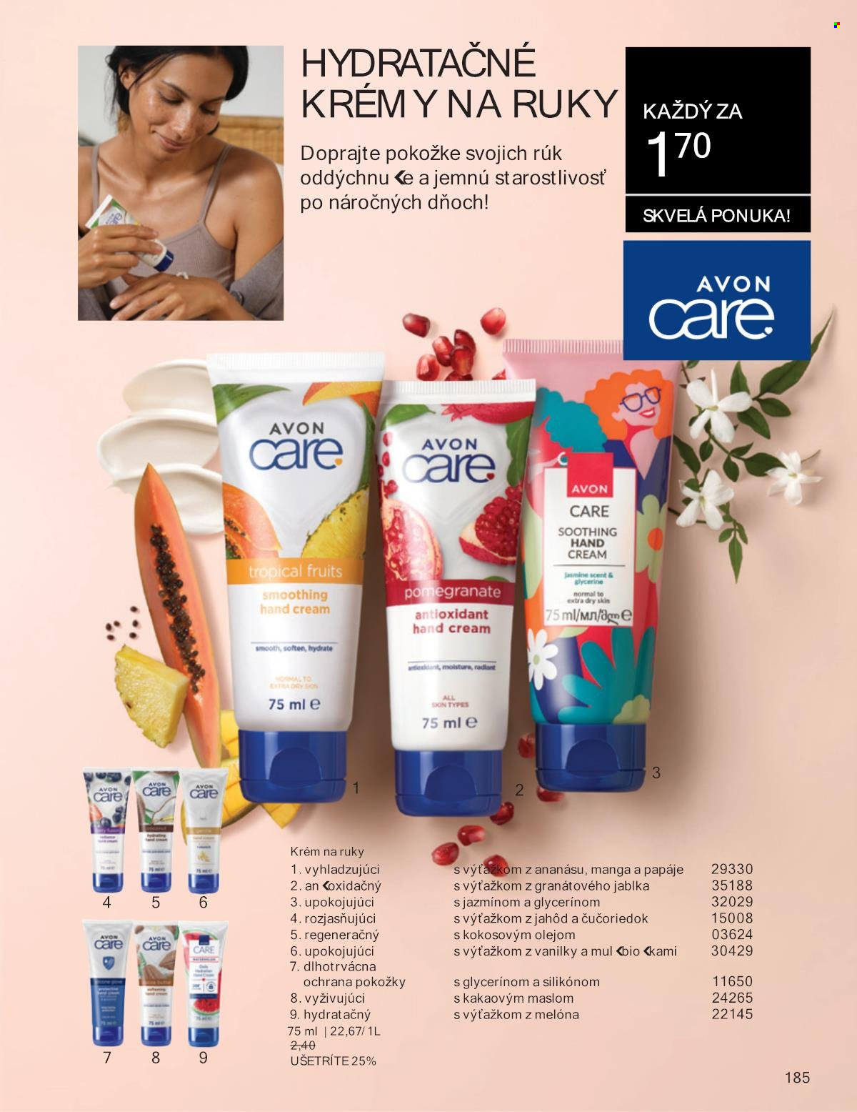 Leták Avon - 1.10.2024 - 31.10.2024. Strana 185