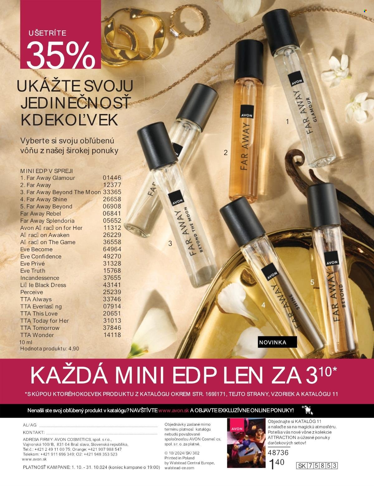 Leták Avon - 1.10.2024 - 31.10.2024. Strana 234