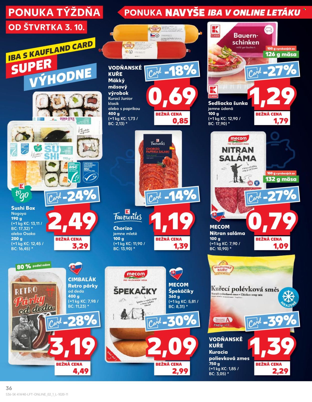 Leták Kaufland - 3.10.2024 - 9.10.2024. Strana 36