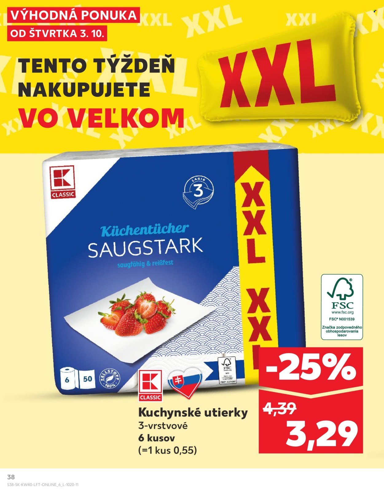 Leták Kaufland - 3.10.2024 - 9.10.2024. Strana 38