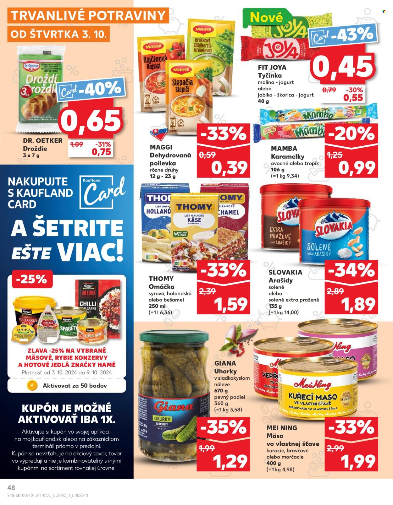 Leták Kaufland - 3.10.2024 - 9.10.2024. Strana 48