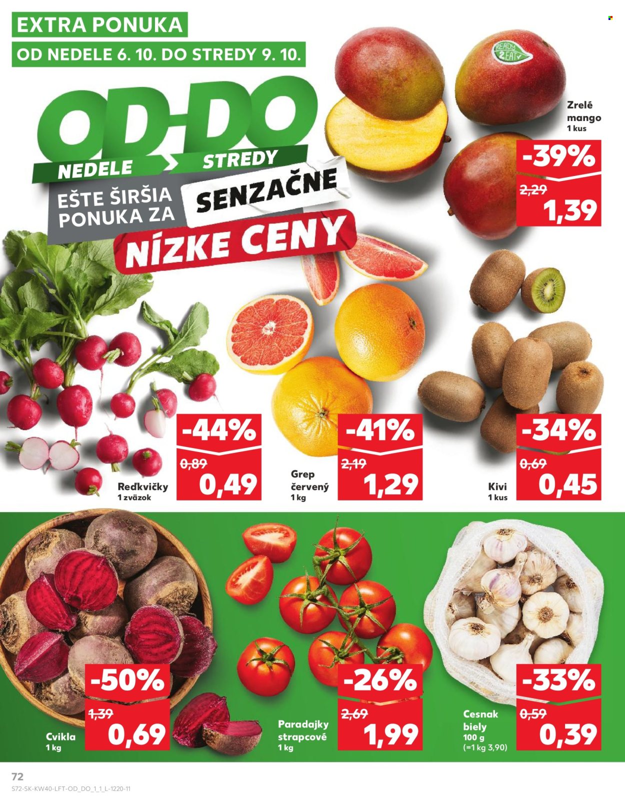 Leták Kaufland - 3.10.2024 - 9.10.2024. Strana 72