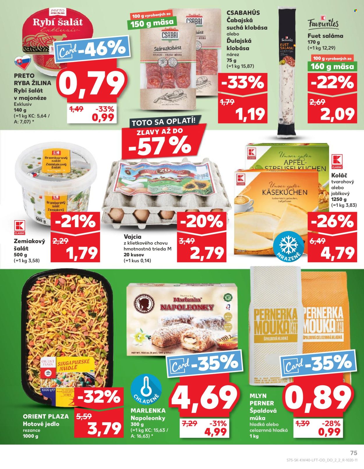 Leták Kaufland - 3.10.2024 - 9.10.2024. Strana 75