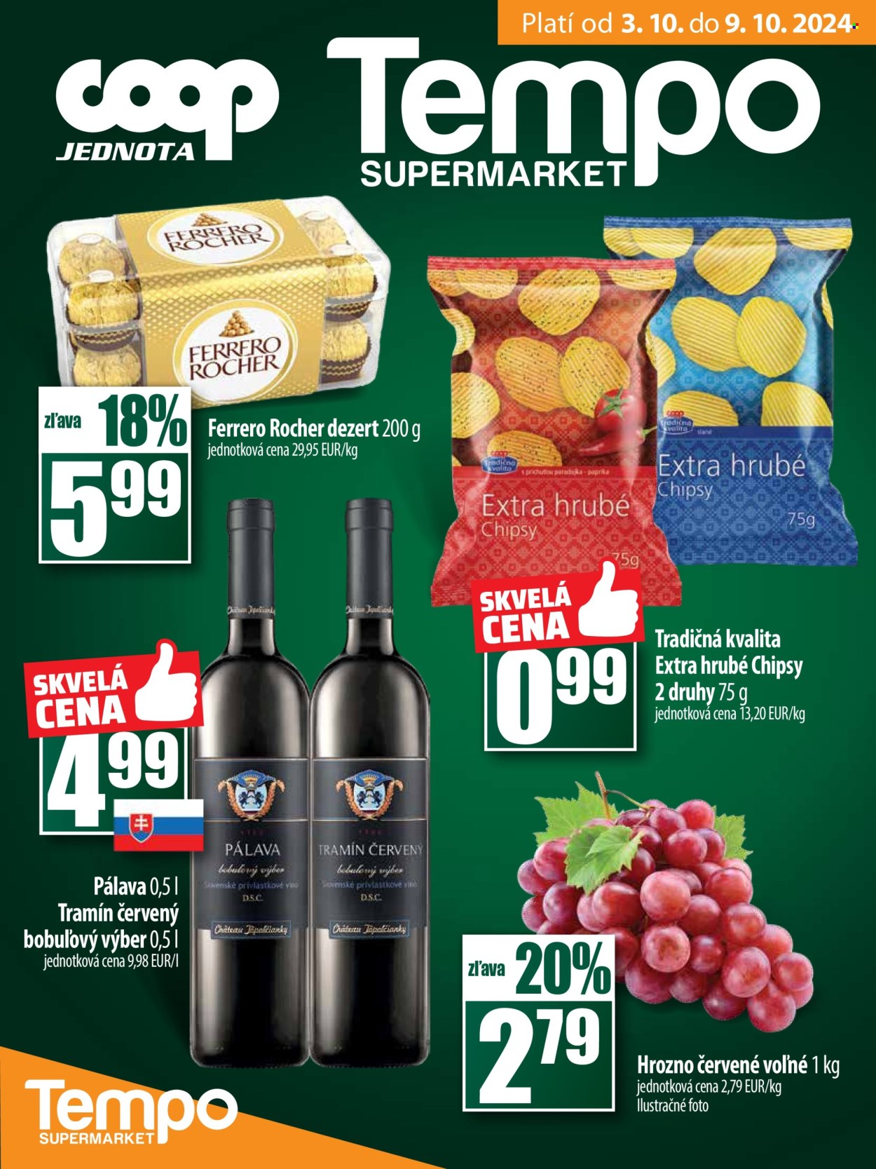 Leták COOP Jednota - 3.10.2024 - 9.10.2024. Strana 13