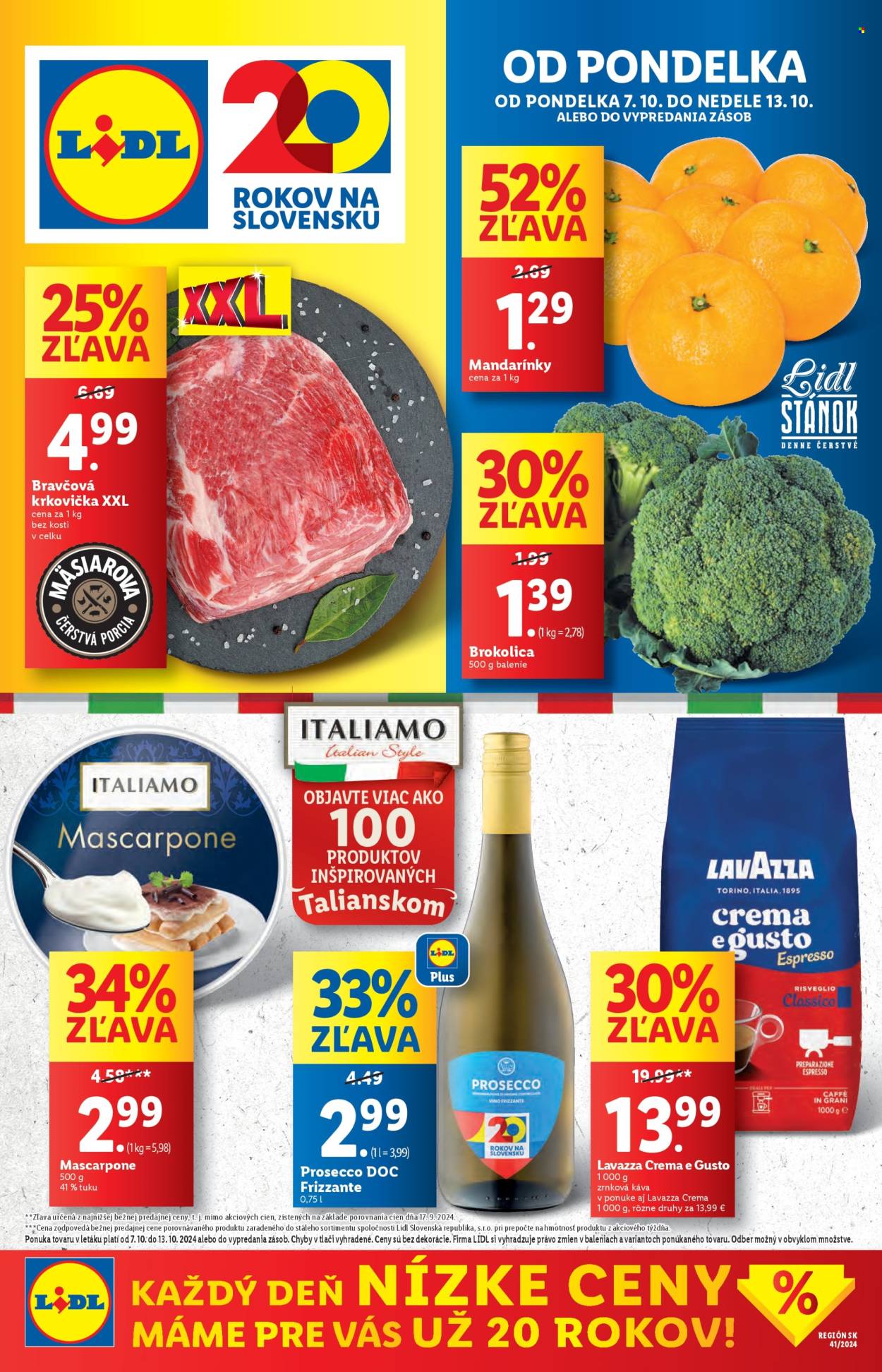 Leták Lidl - 7.10.2024 - 13.10.2024. Strana 1