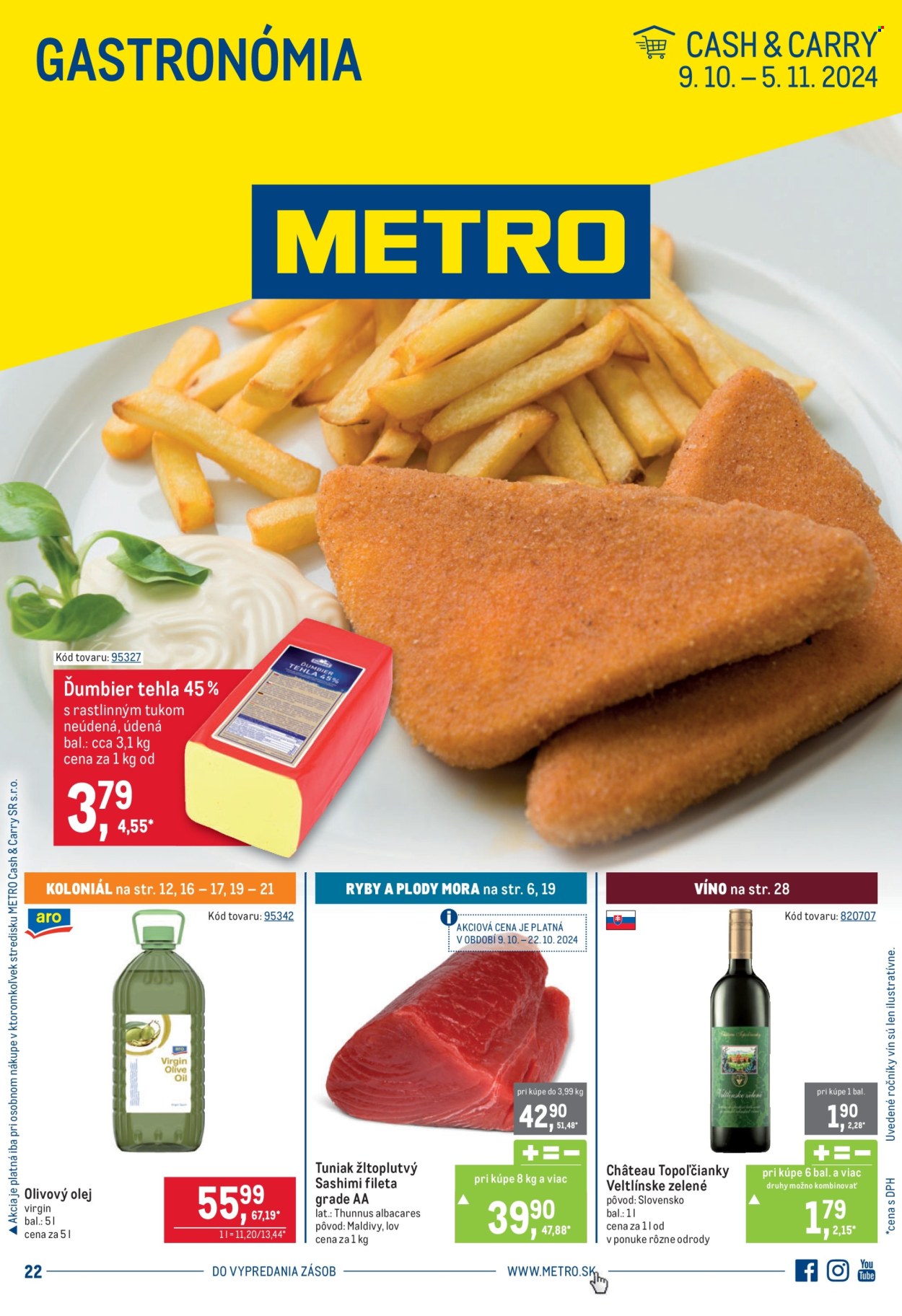 Leták Metro - 9.10.2024 - 11.11.2024. Strana 1