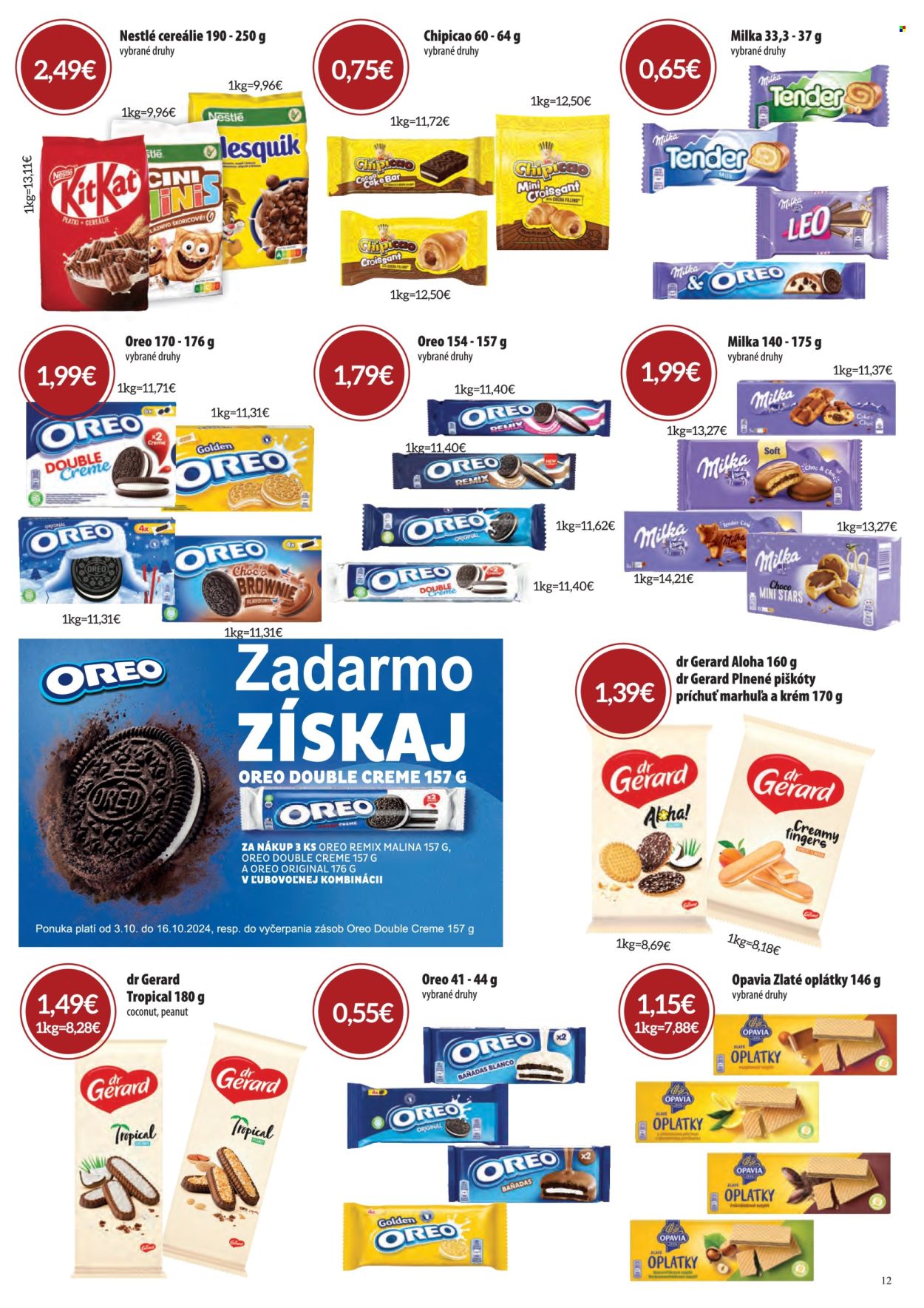 Leták CBA Komfos - 3.10.2024 - 16.10.2024. Strana 12
