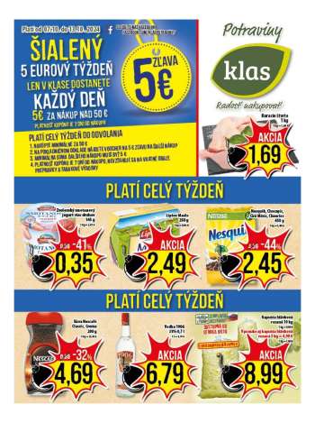 Leták Klas - 7.10.2024 - 13.10.2024.