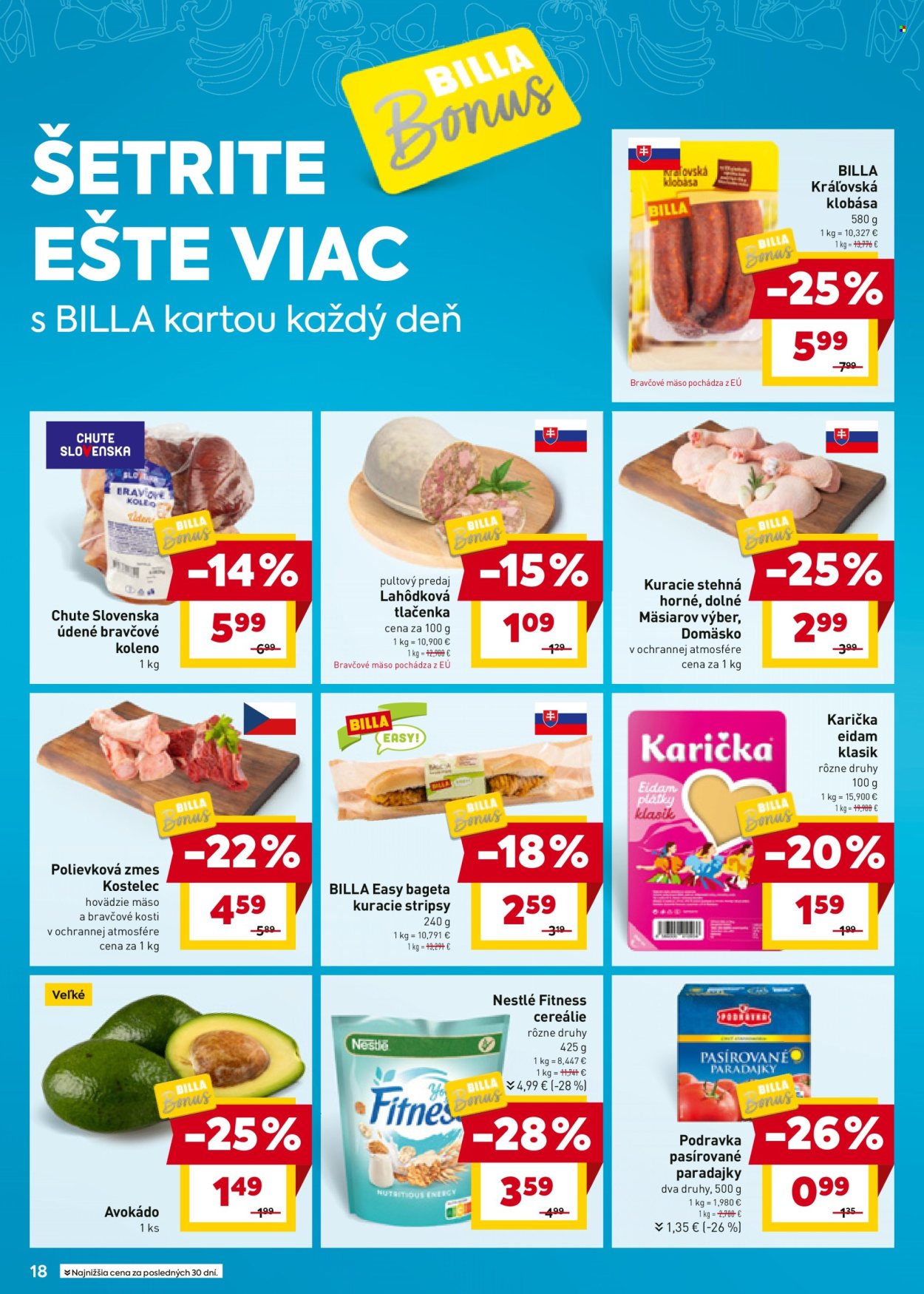 Leták Billa - 9.10.2024 - 15.10.2024. Strana 18