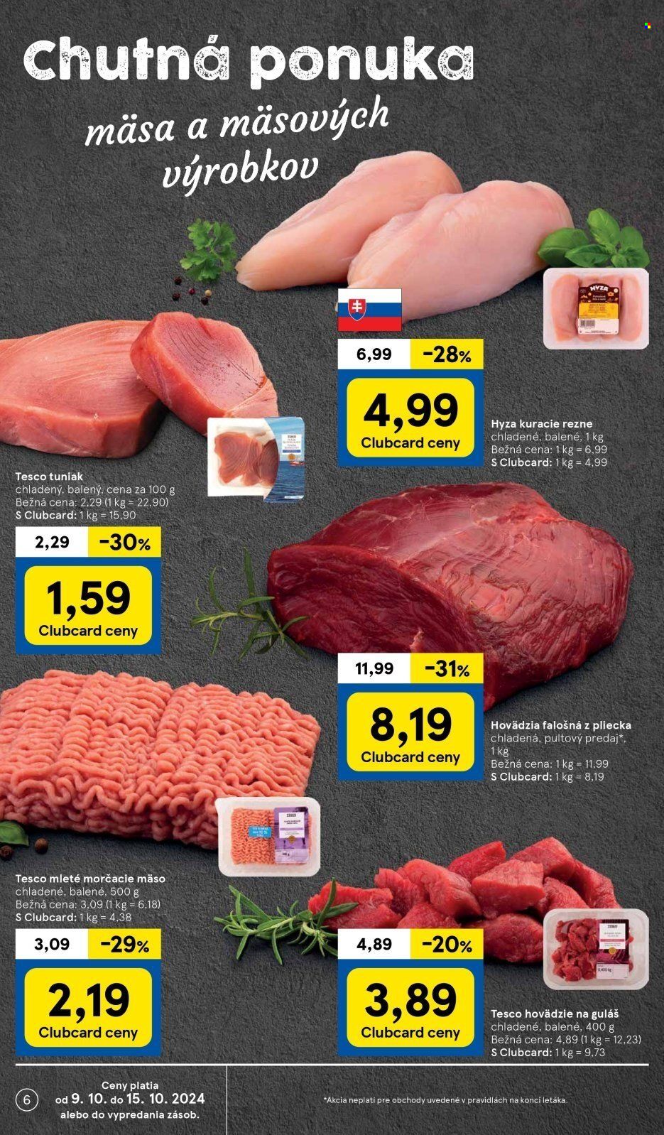 Leták TESCO - 9.10.2024 - 15.10.2024. Strana 6