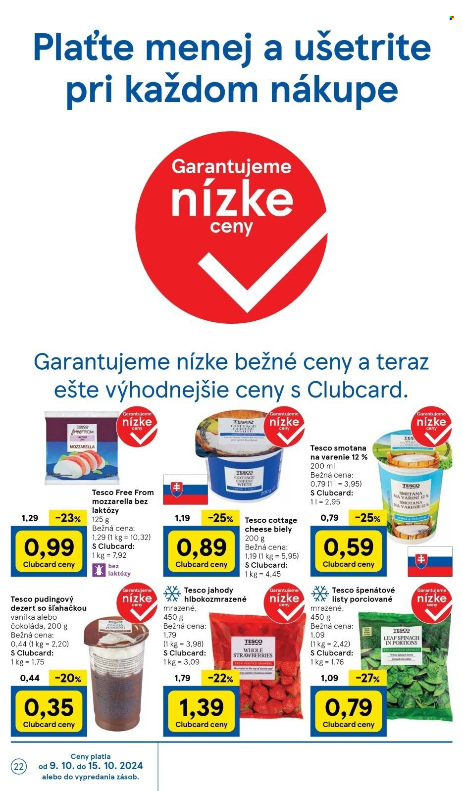 Leták TESCO - 9.10.2024 - 15.10.2024. Strana 22