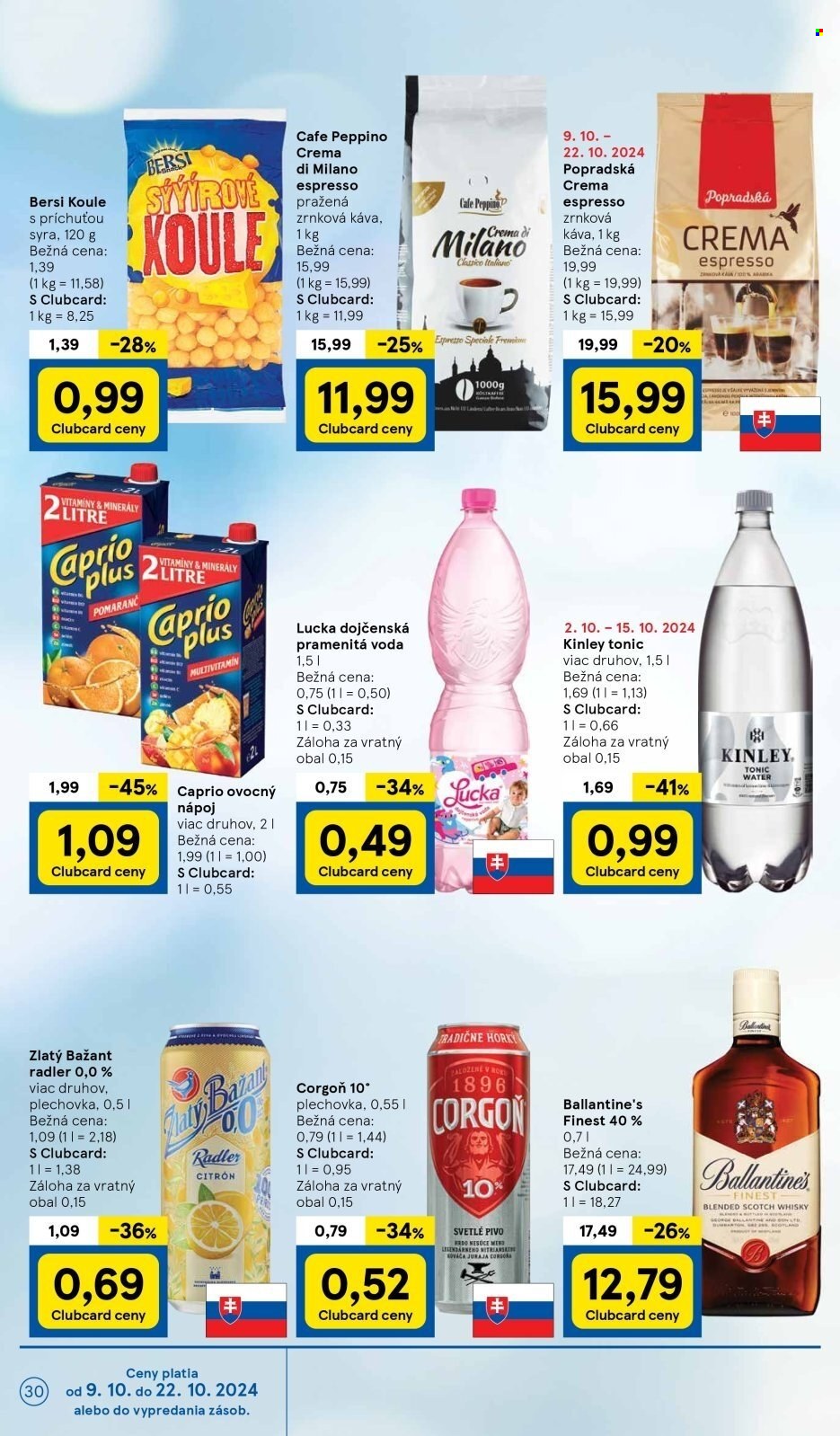 Leták TESCO - 9.10.2024 - 15.10.2024. Strana 30