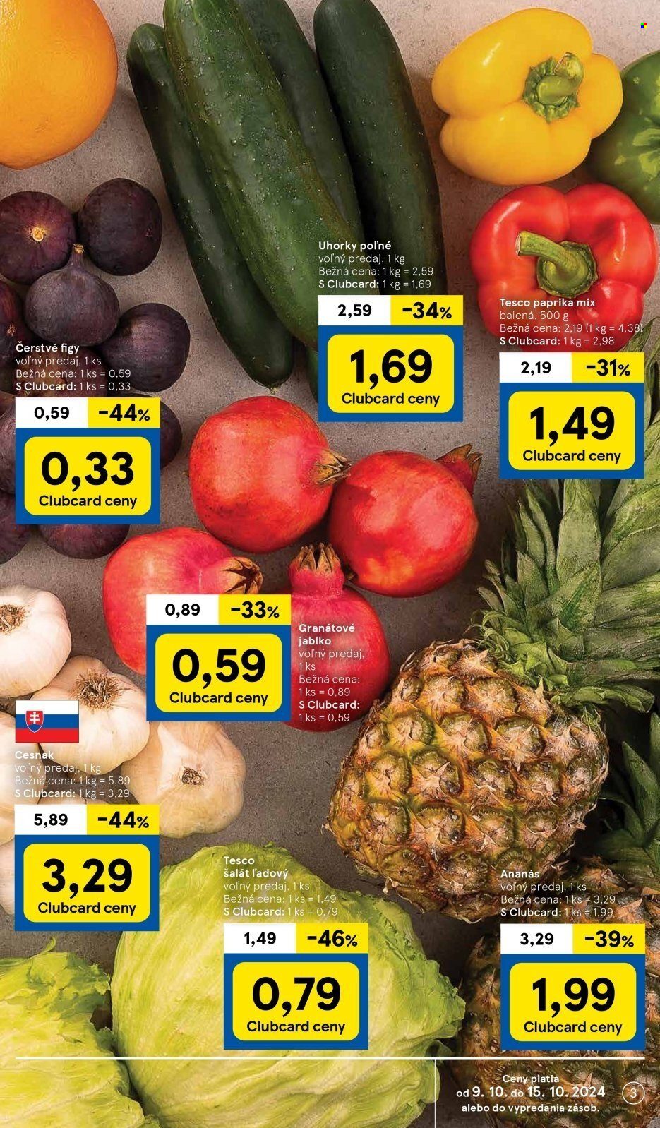 Leták TESCO supermarket - 9.10.2024 - 15.10.2024. Strana 3