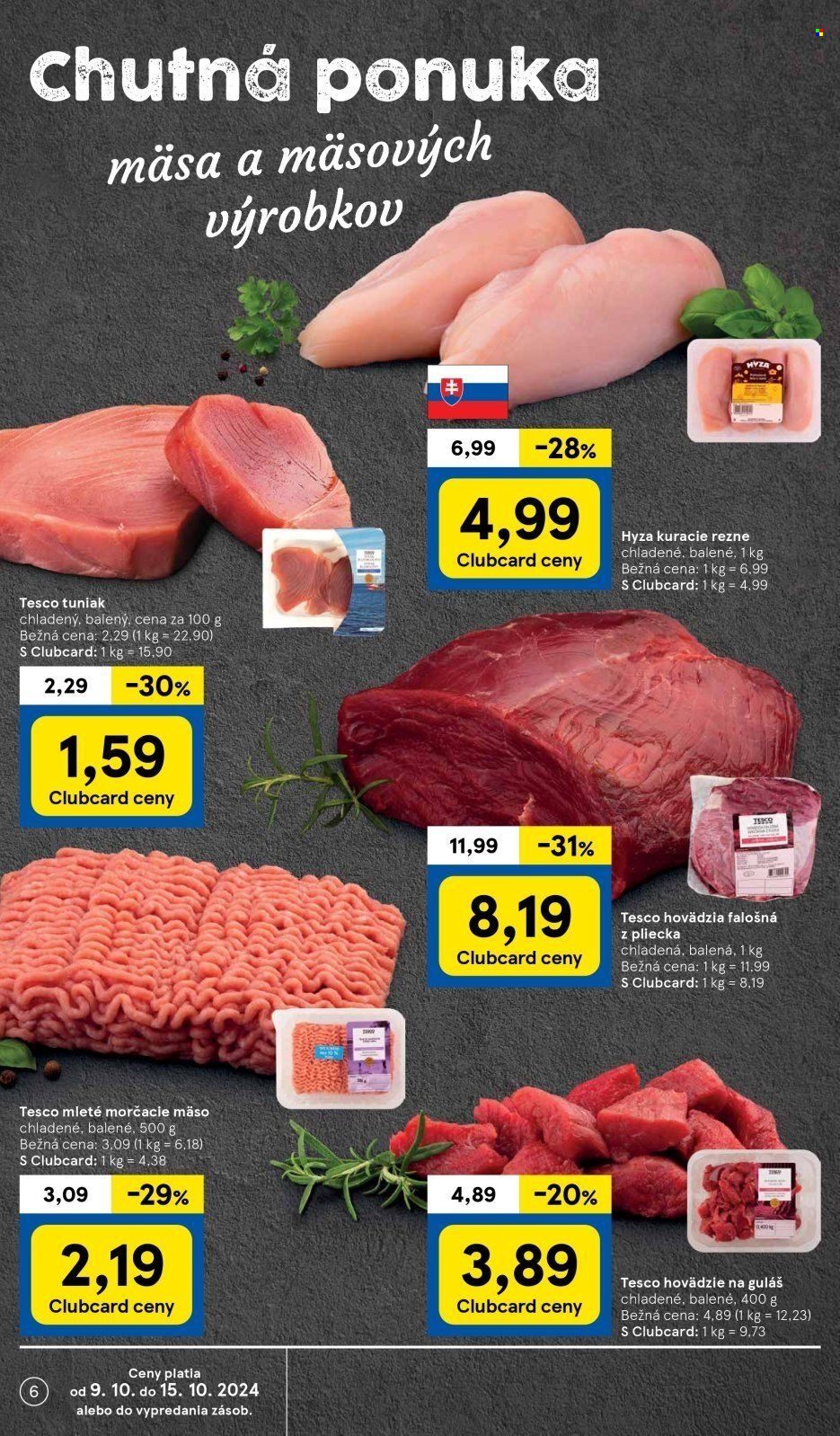 Leták TESCO supermarket - 9.10.2024 - 15.10.2024. Strana 6