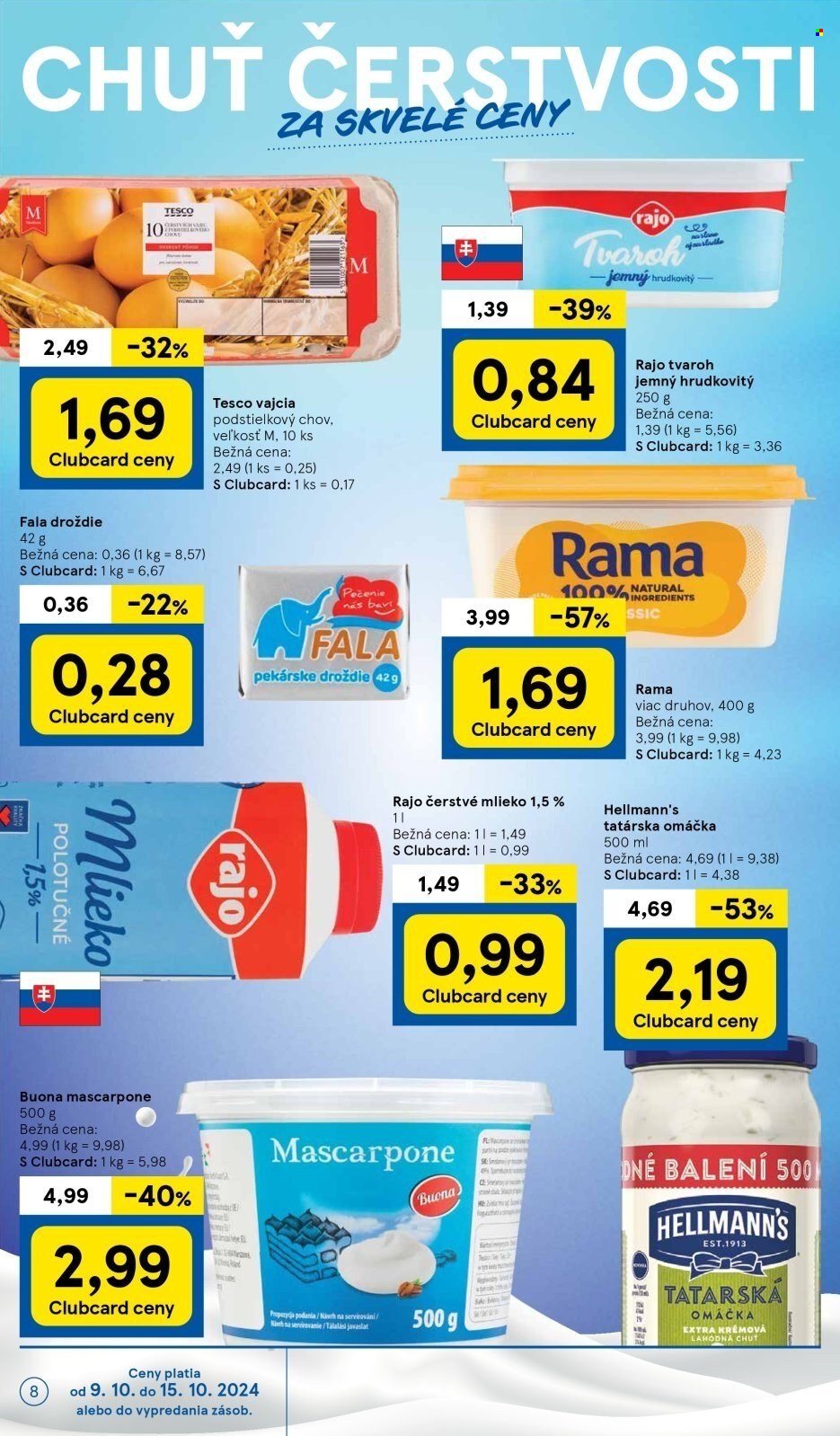 Leták TESCO supermarket - 9.10.2024 - 15.10.2024. Strana 8