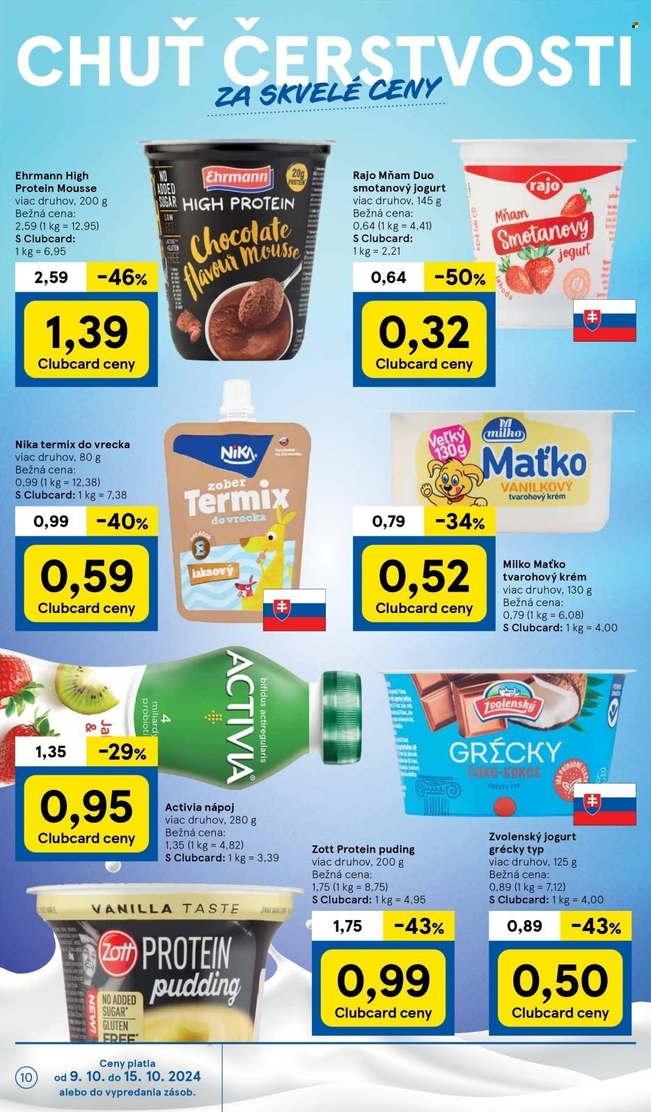 Leták TESCO supermarket - 9.10.2024 - 15.10.2024. Strana 10
