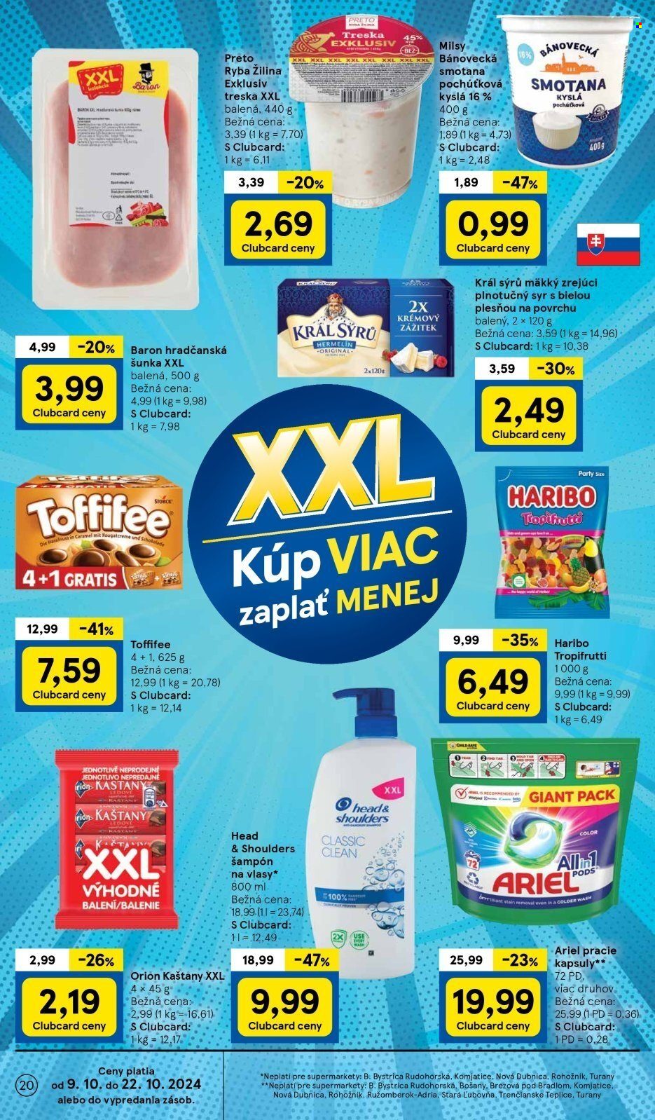 Leták TESCO supermarket - 9.10.2024 - 15.10.2024. Strana 20