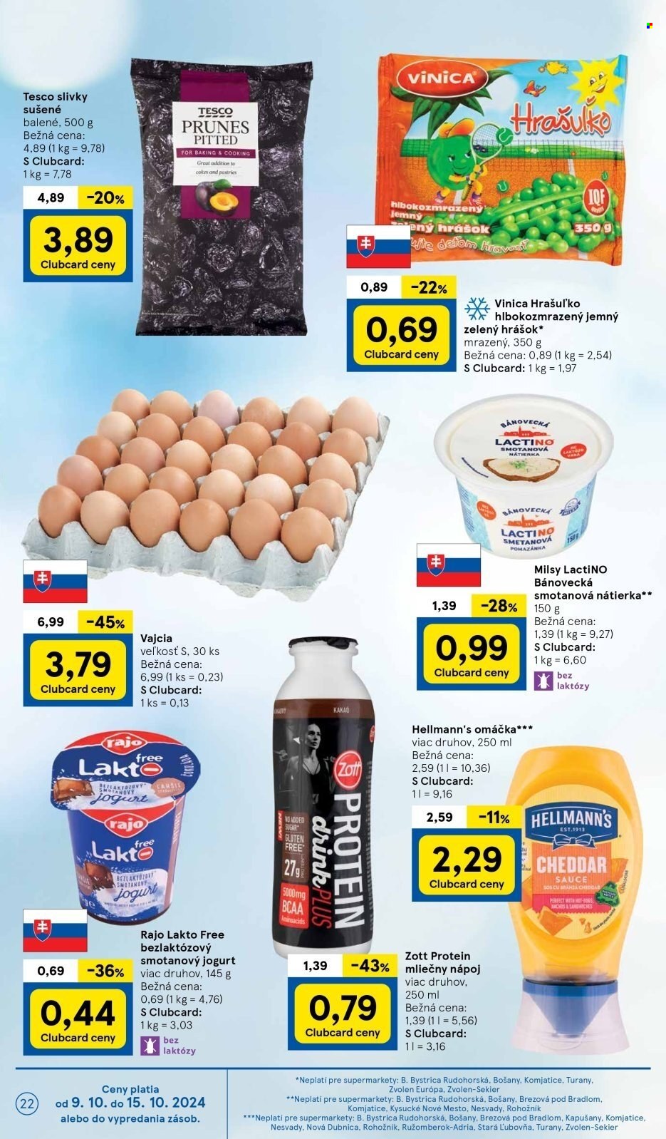 Leták TESCO supermarket - 9.10.2024 - 15.10.2024. Strana 22