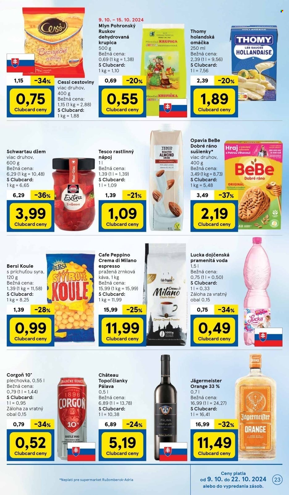 Leták TESCO supermarket - 9.10.2024 - 15.10.2024. Strana 23