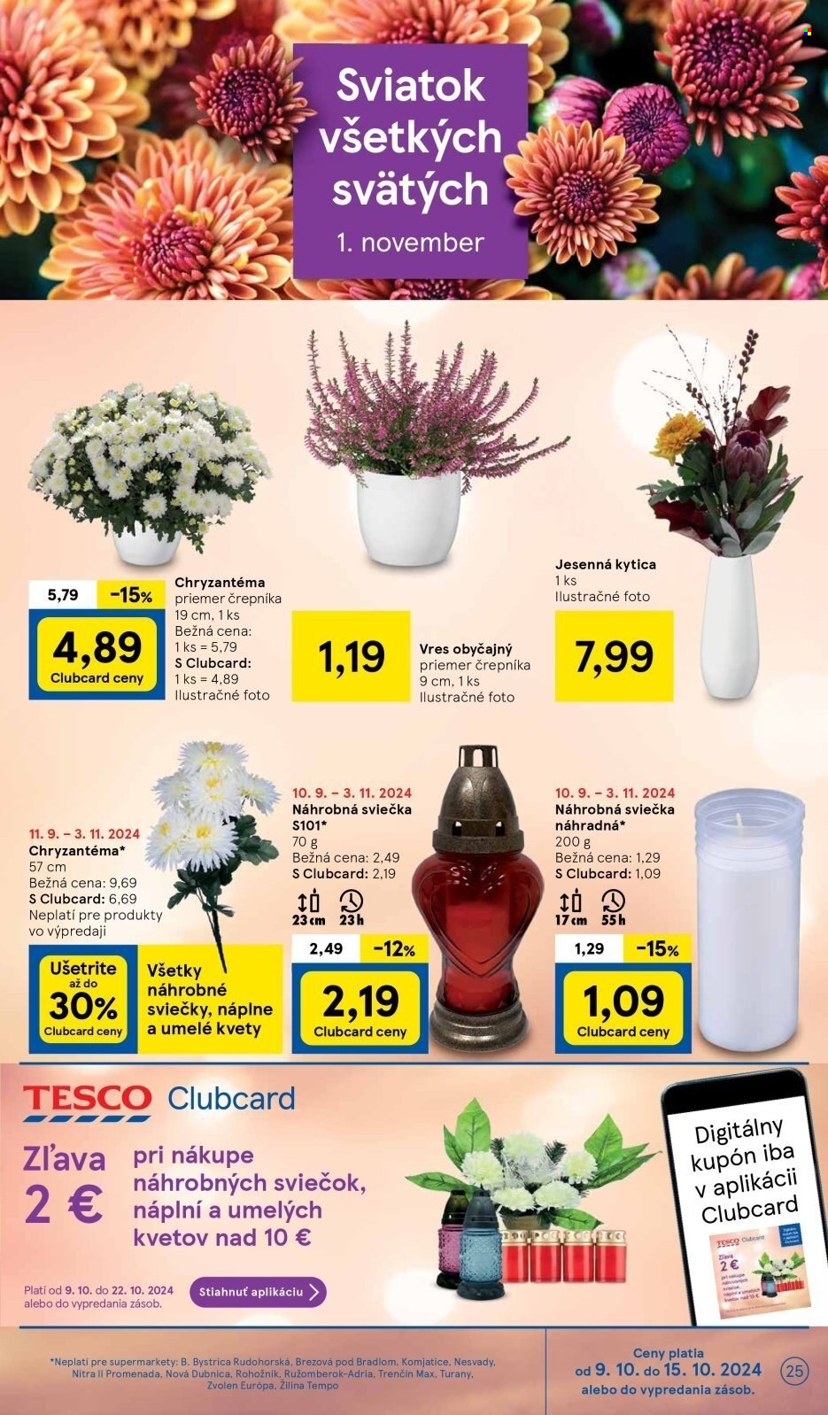 Leták TESCO supermarket - 9.10.2024 - 15.10.2024. Strana 25