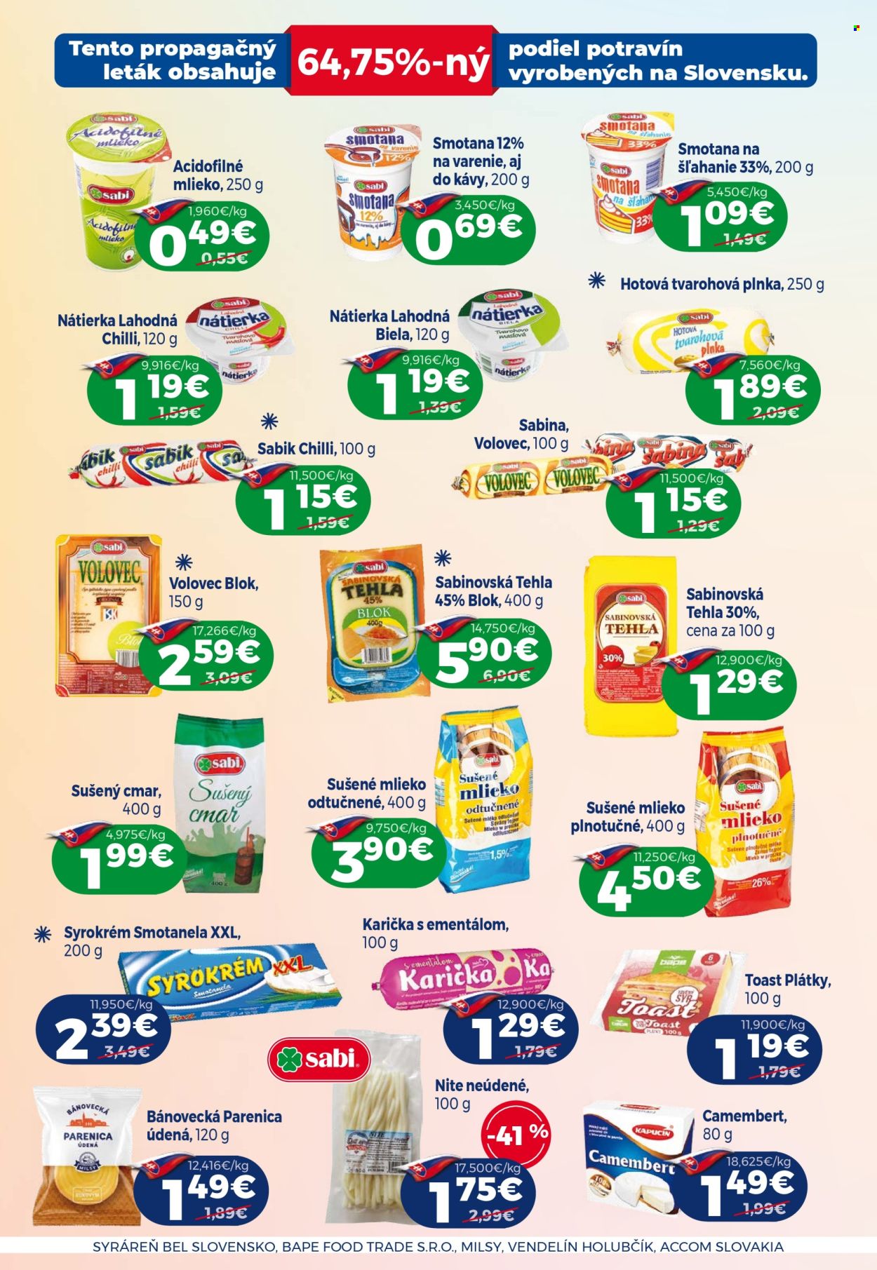 Leták Milk AGRO - 9.10.2024 - 15.10.2024. Strana 4