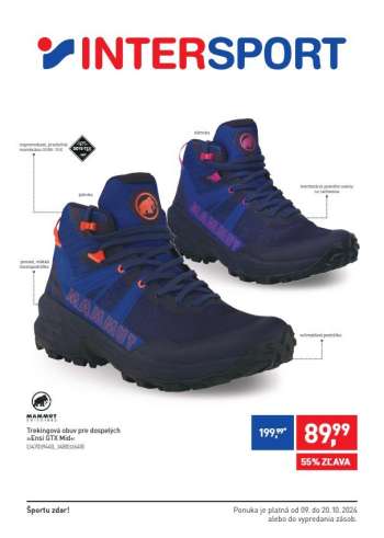 Leták Intersport - 9.10.2024 - 20.10.2024.